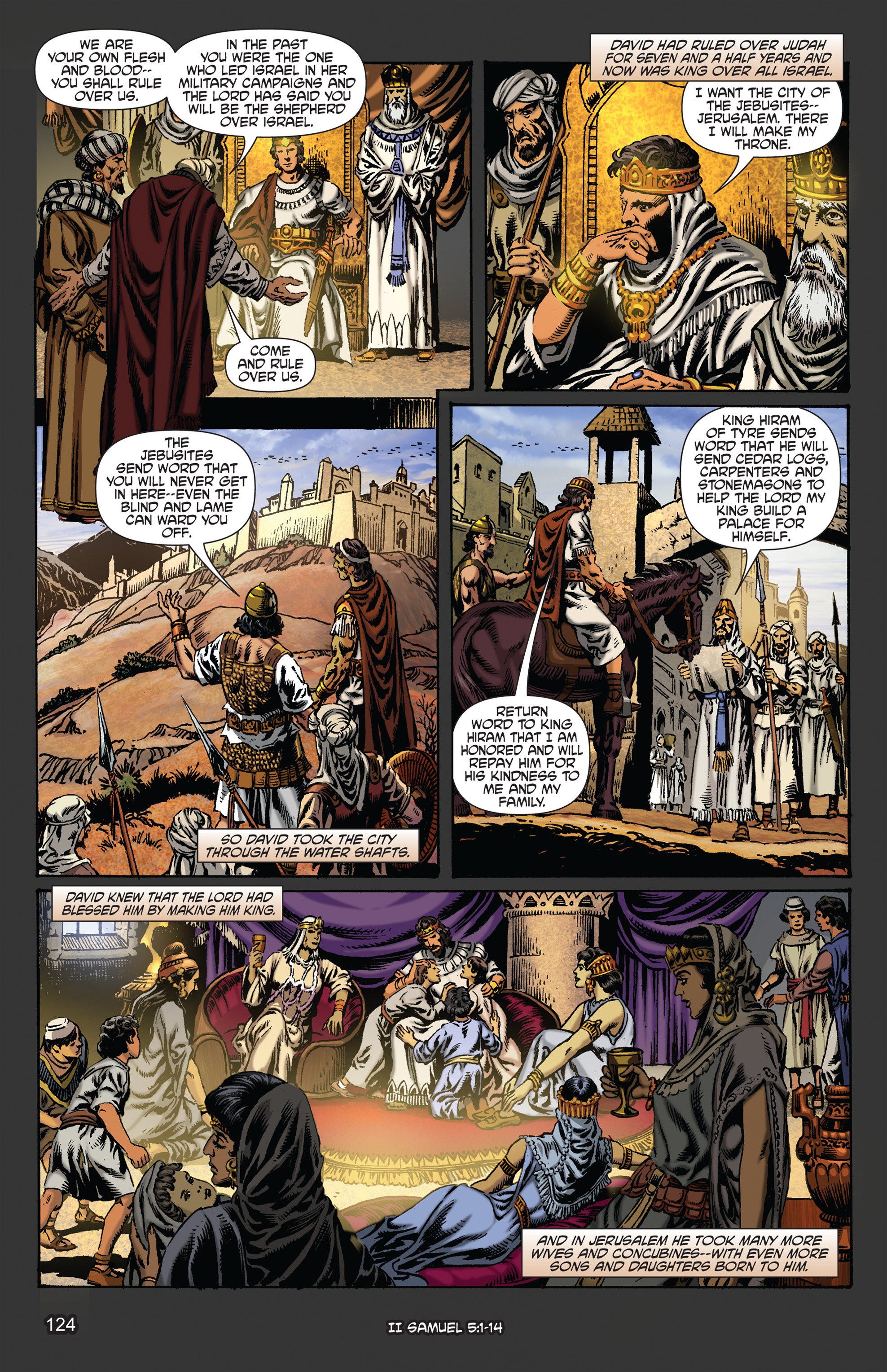Read online The Kingstone Bible comic -  Issue #5 - 128