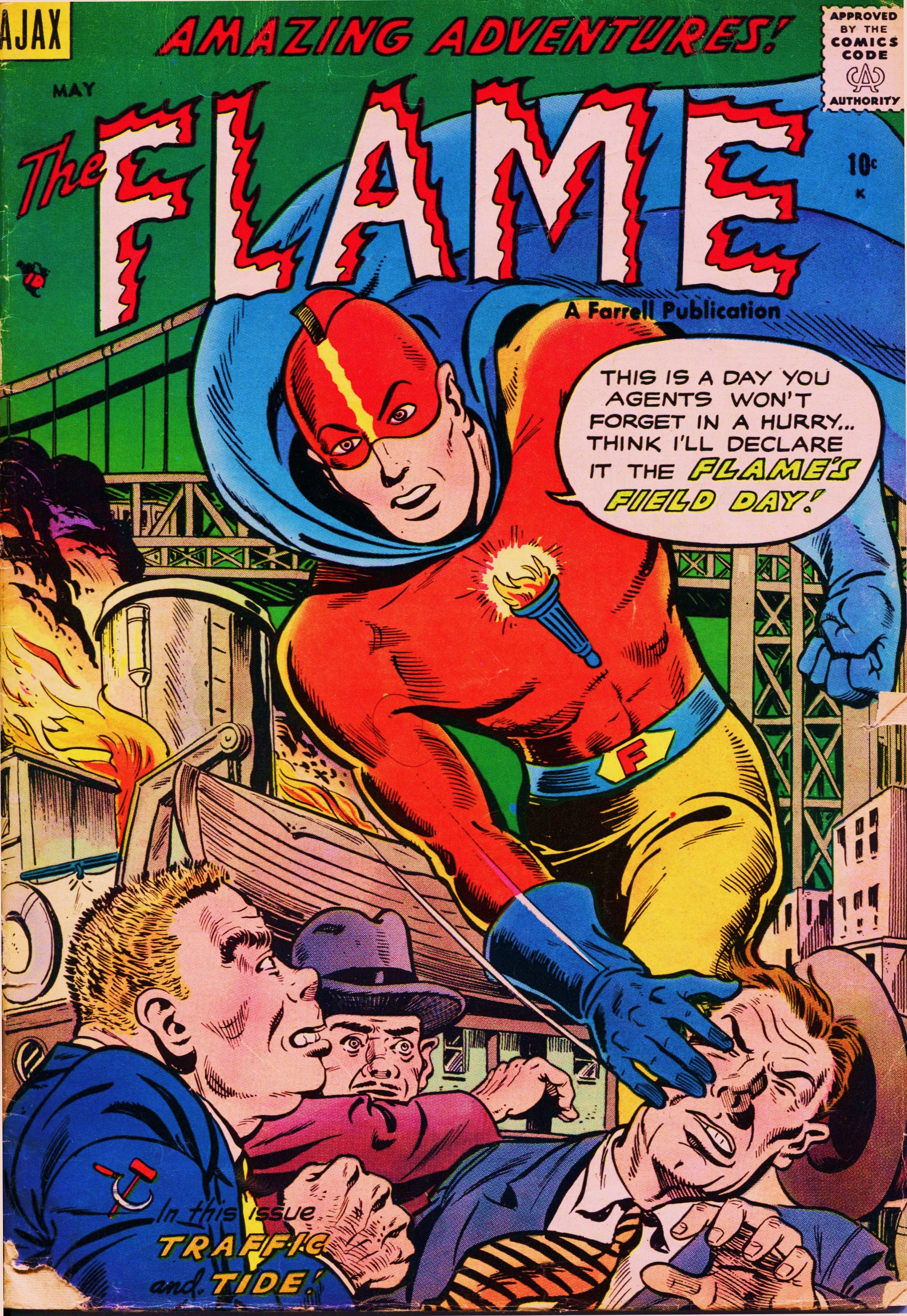 Read online The Flame comic -  Issue #3 - 1