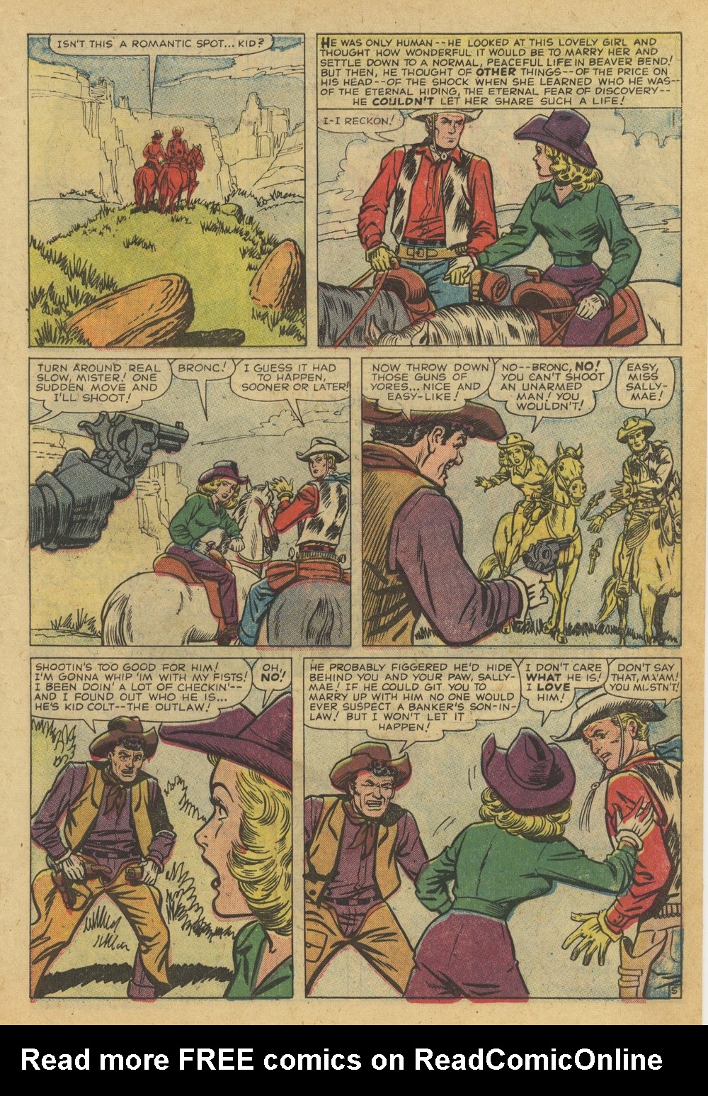 Read online Kid Colt Outlaw comic -  Issue #82 - 7