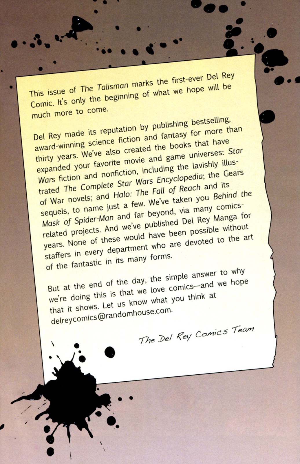 The Talisman: The Road of Trials issue 0 - Page 3