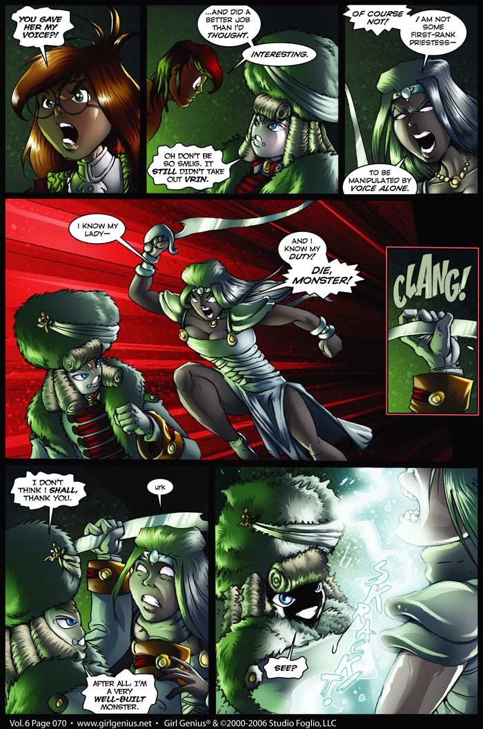 Read online Girl Genius (2002) comic -  Issue #6 - 71