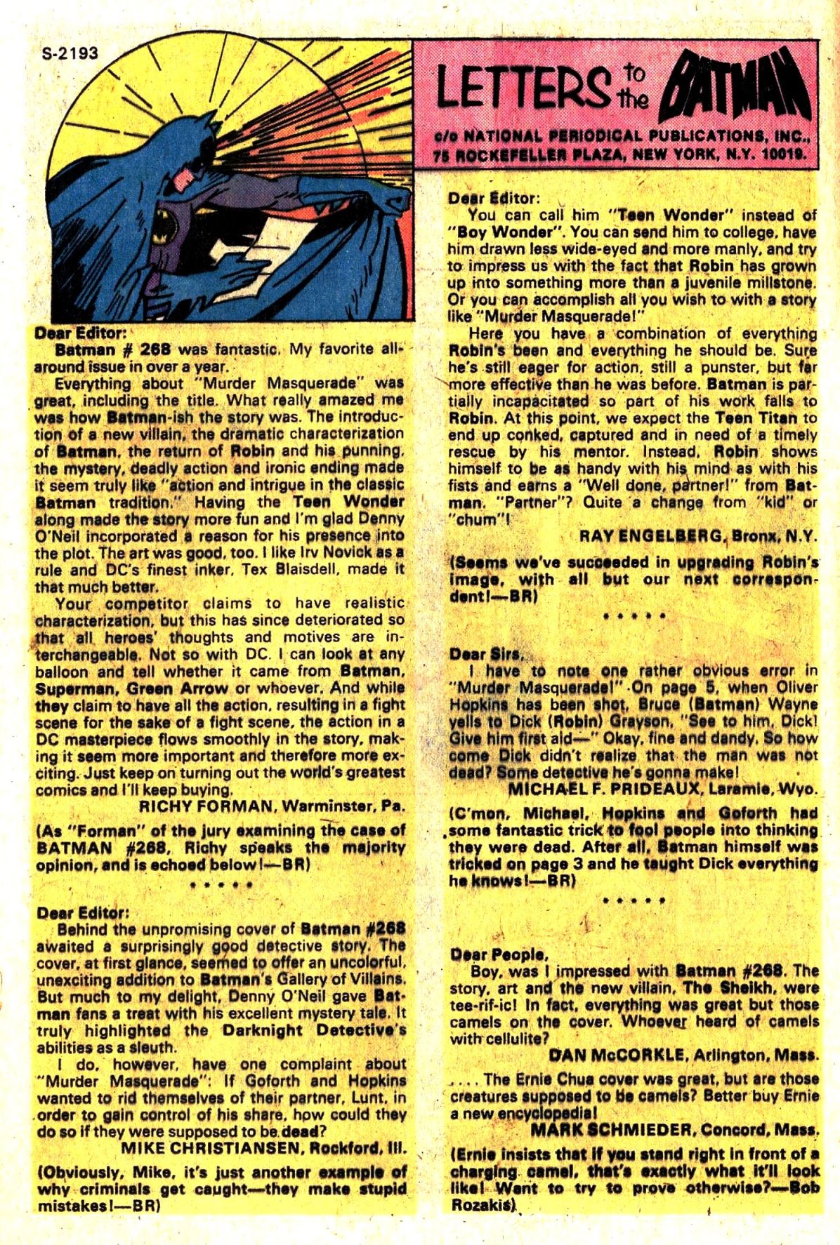 Read online Batman (1940) comic -  Issue #272 - 12