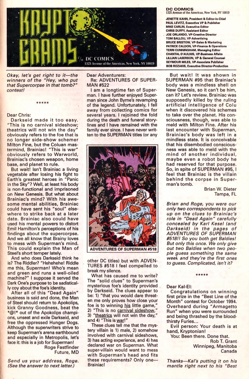 Read online Adventures of Superman (1987) comic -  Issue #522 - 26