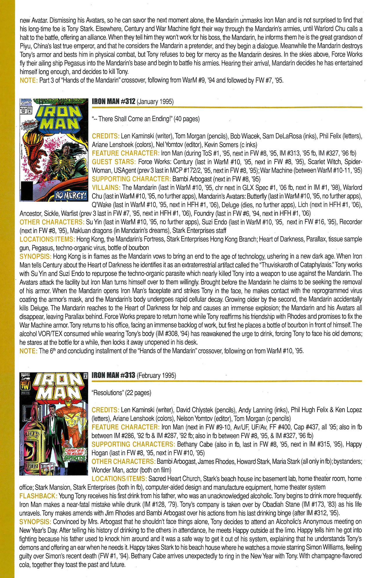 Read online Official Index to the Marvel Universe comic -  Issue #9 - 30