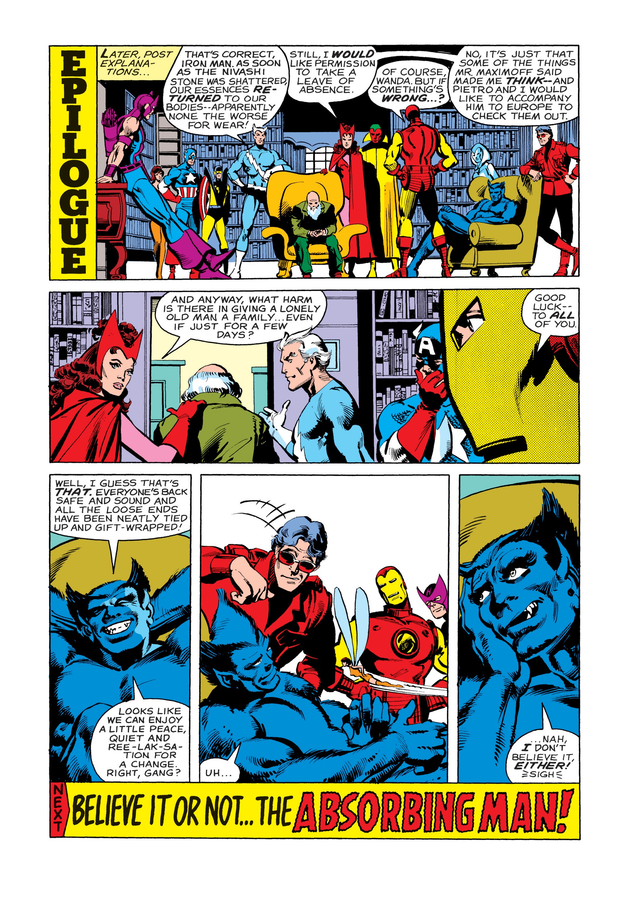 Read online Marvel Masterworks: The Avengers comic -  Issue # TPB 18 (Part 2) - 33