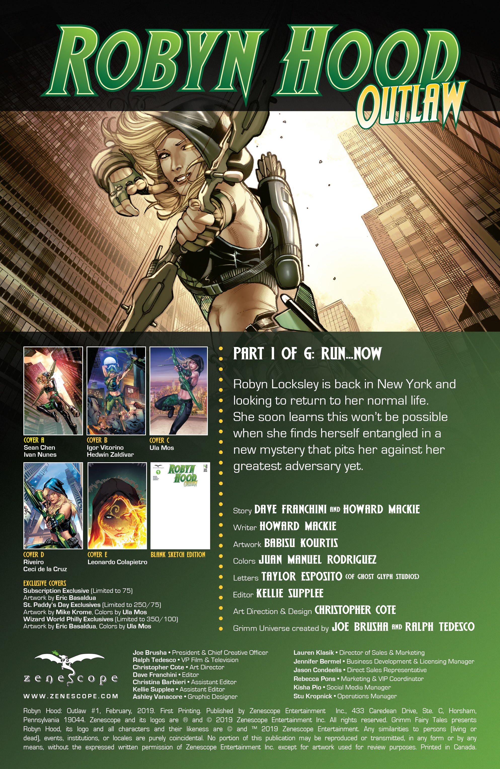 Read online Robyn Hood: Outlaw comic -  Issue #1 - 2