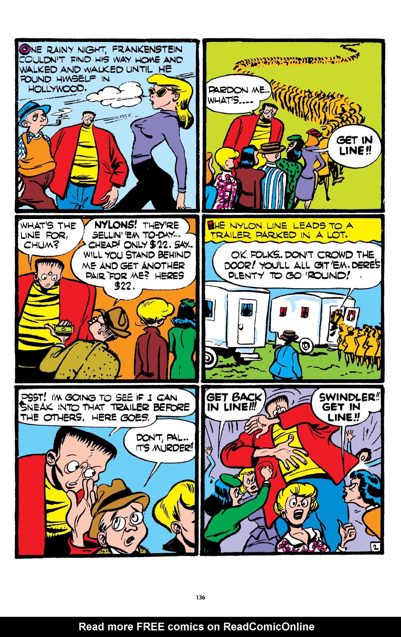 Read online Frankenstein: The Mad Science of Dick Briefer comic -  Issue # TPB - 135