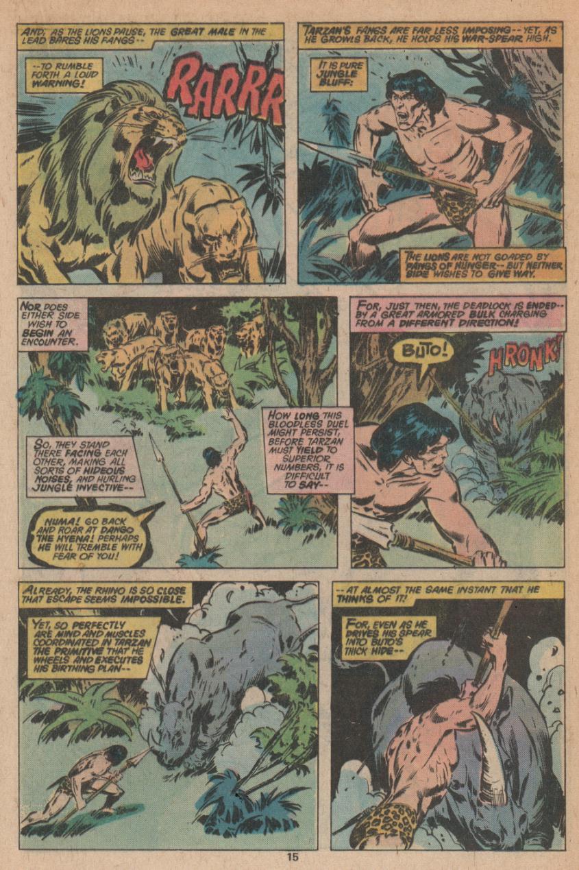 Read online Tarzan (1977) comic -  Issue #5 - 10