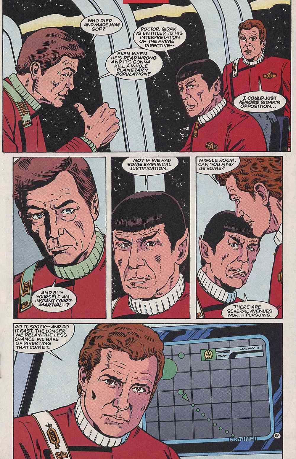 Read online Star Trek (1989) comic -  Issue #65 - 16