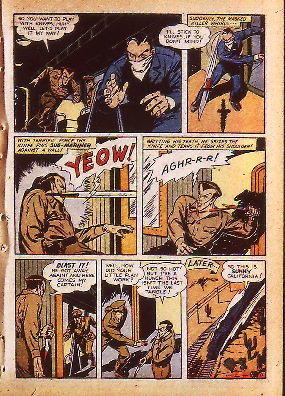 Read online Sub-Mariner Comics comic -  Issue #8 - 14