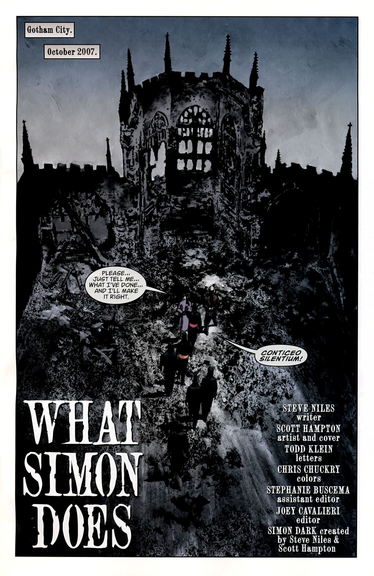 Read online Simon Dark comic -  Issue #1 - 2