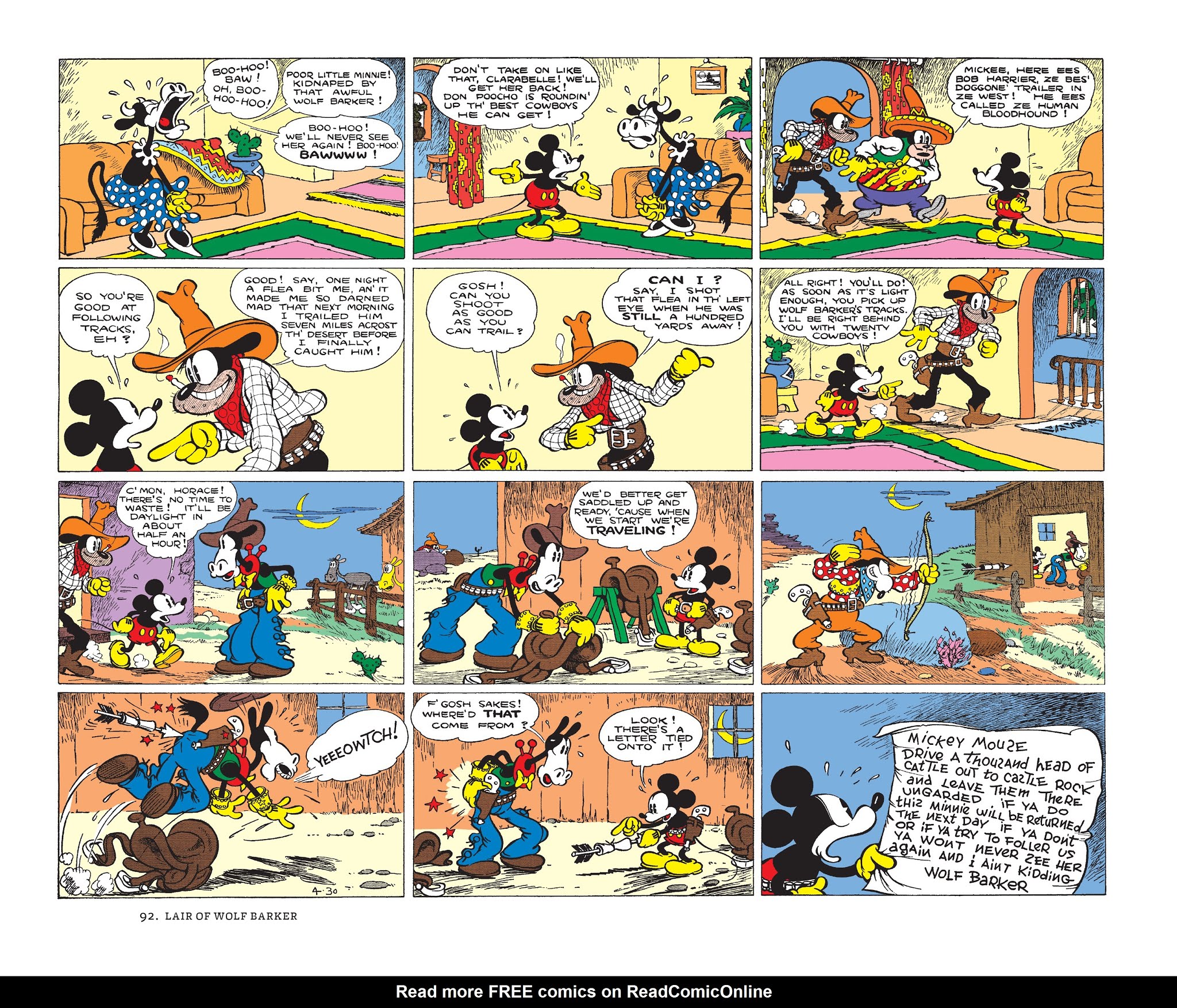 Read online Walt Disney's Mickey Mouse Color Sundays comic -  Issue # TPB 1 (Part 1) - 92