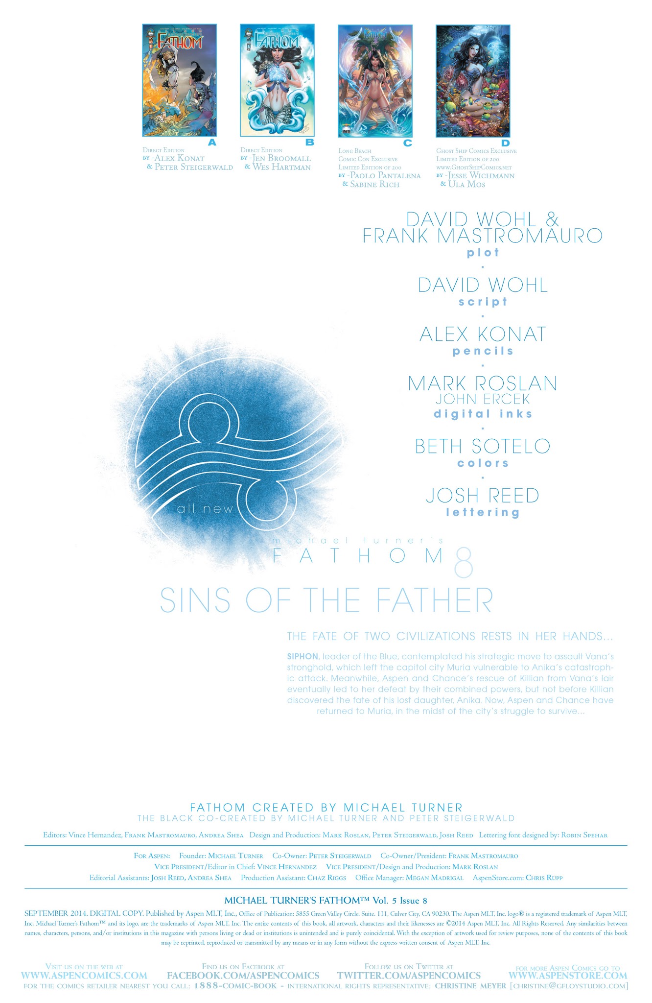 Read online Michael Turner's Fathom (2013) comic -  Issue #8 - 3