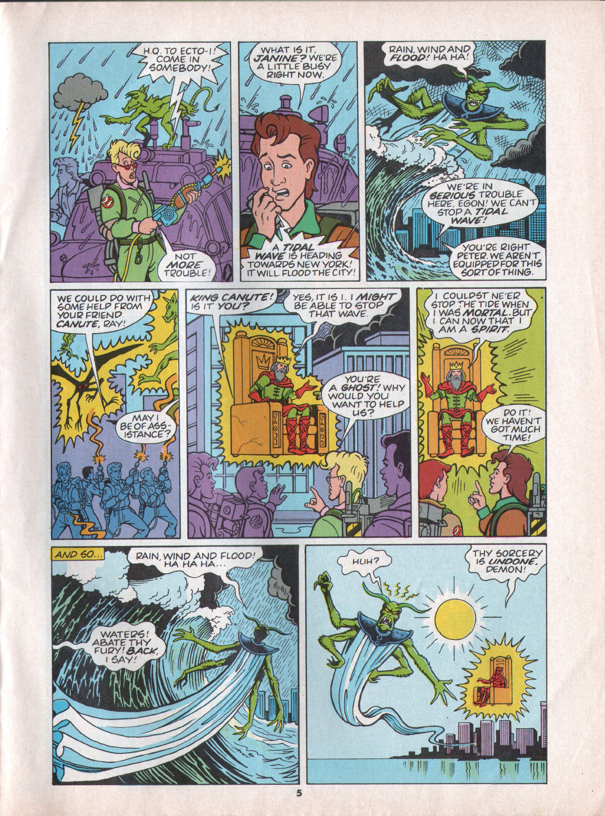 Read online The Real Ghostbusters comic -  Issue #90 - 5