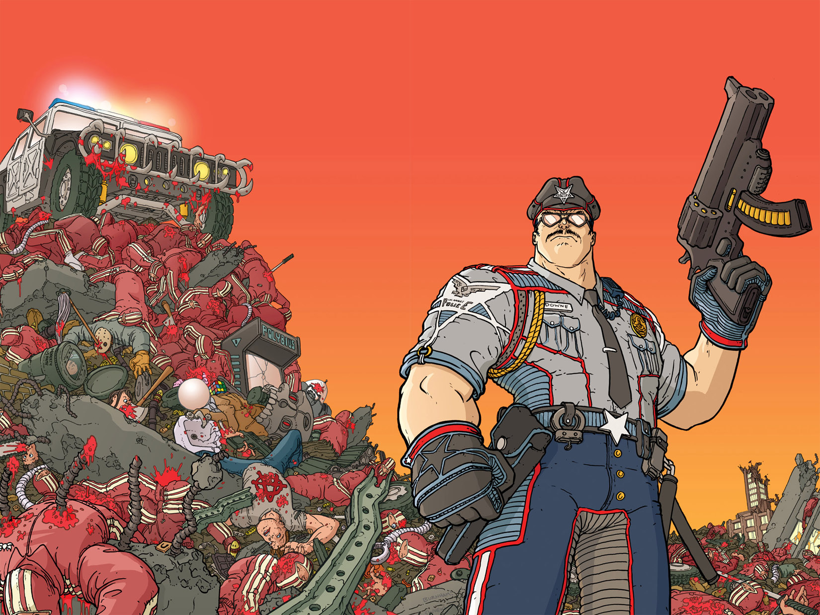 Read online Officer Downe: Bigger, Better, Bastard Edition comic -  Issue # TPB - 3