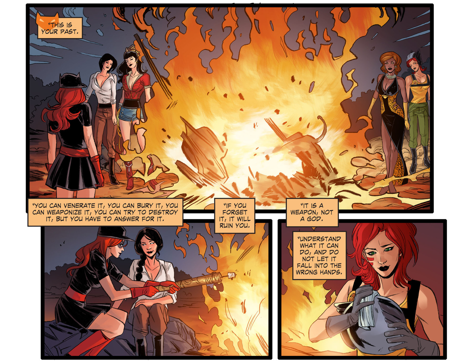 Read online DC Comics: Bombshells comic -  Issue #72 - 17