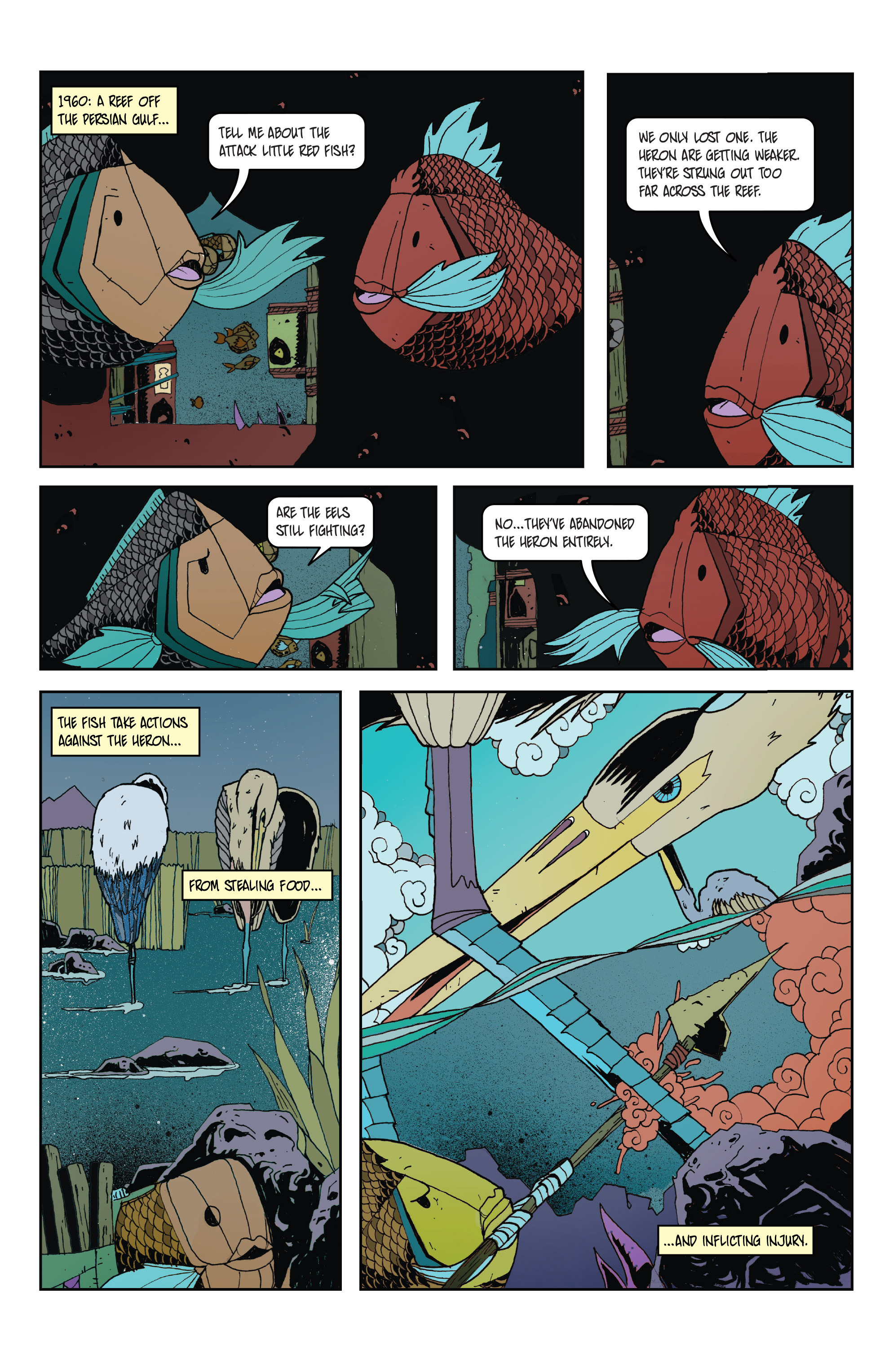 Read online The Little Red Fish comic -  Issue #4 - 5