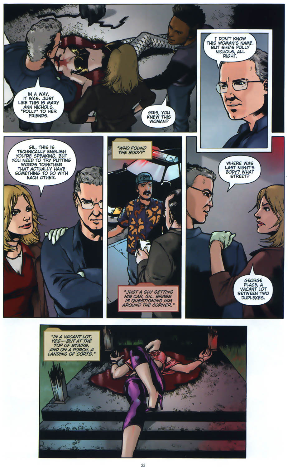 Read online CSI: Crime Scene Investigation comic -  Issue #1 - 26