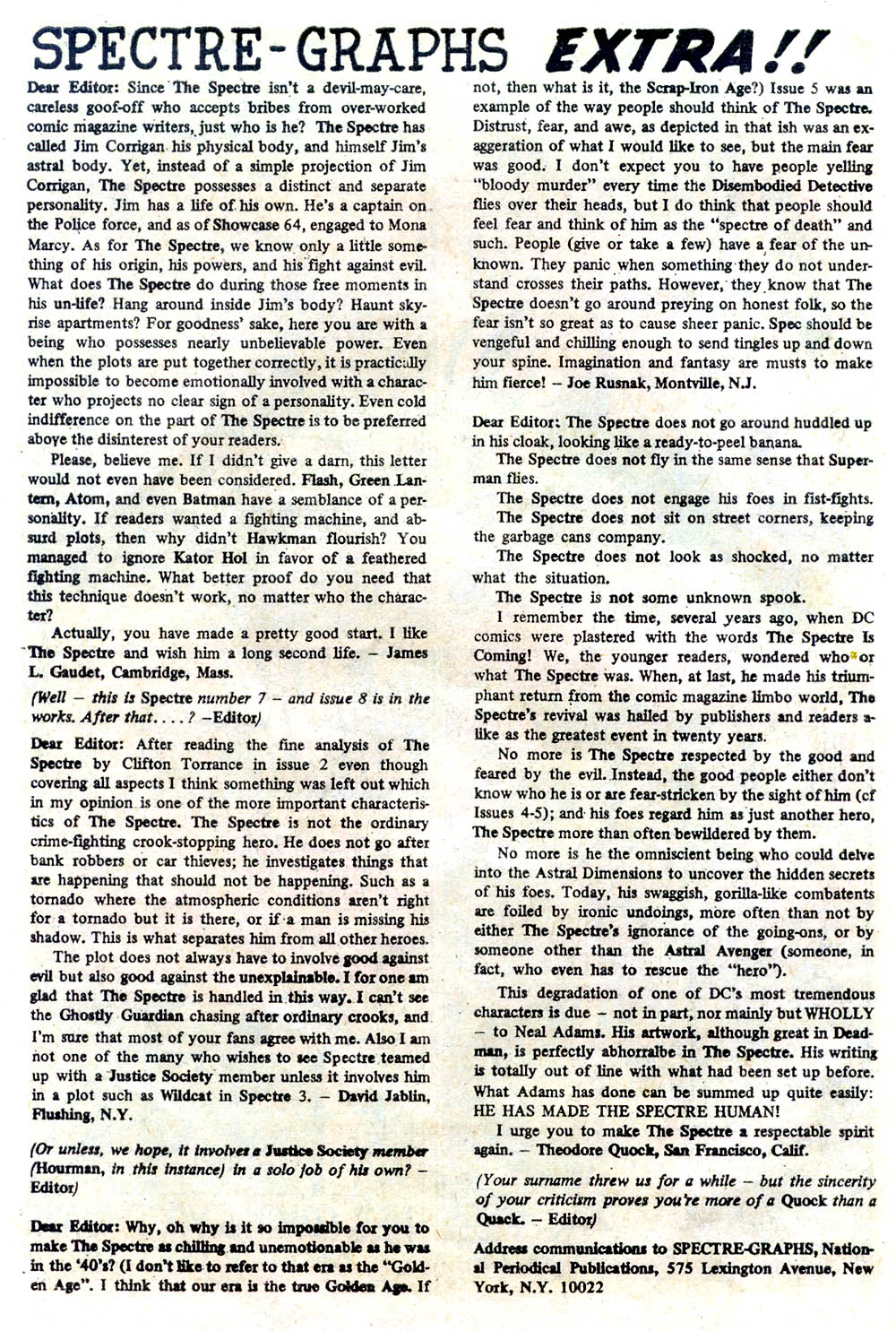 Read online The Spectre (1967) comic -  Issue #7 - 28