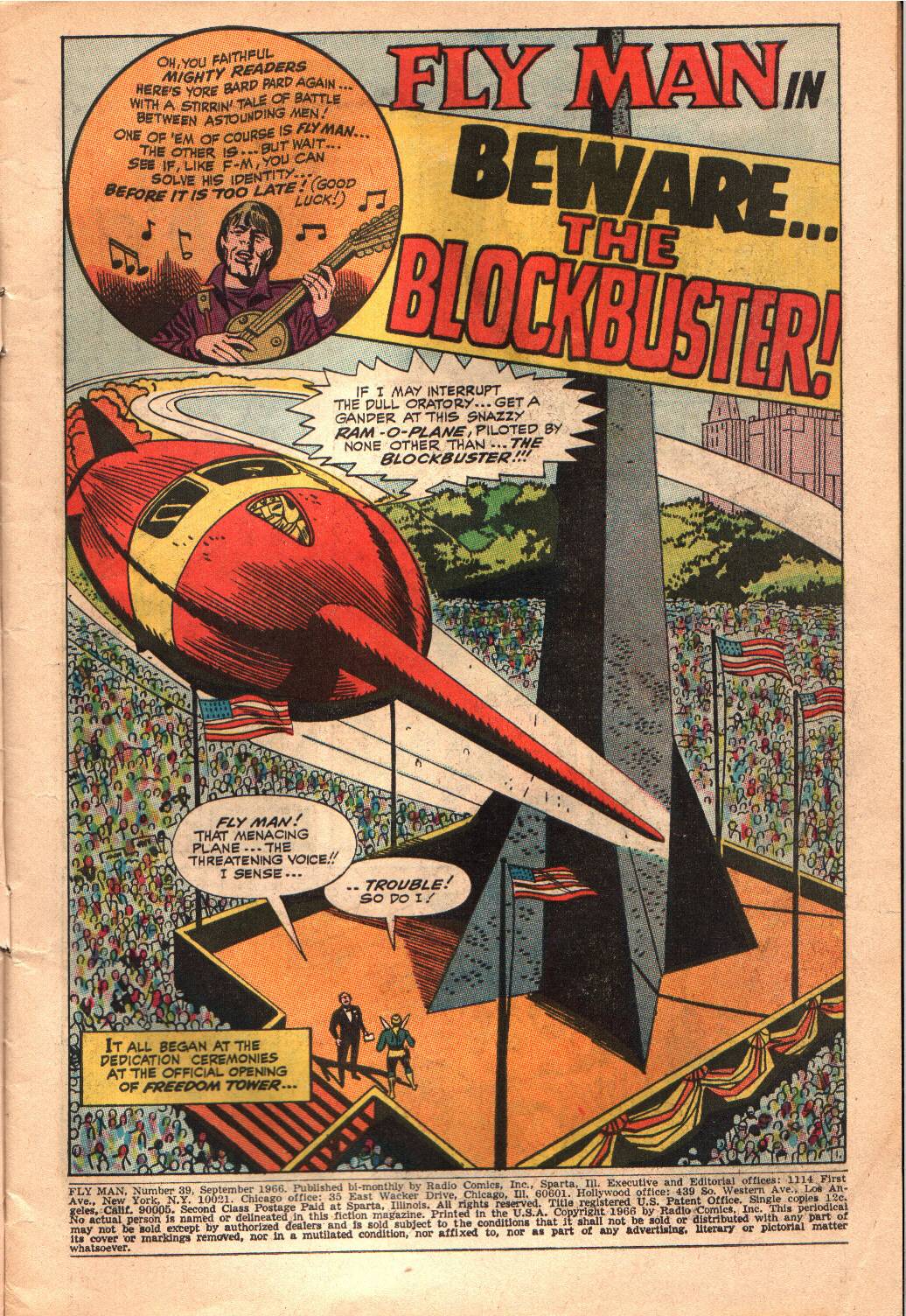 Read online Fly Man comic -  Issue #39 - 2