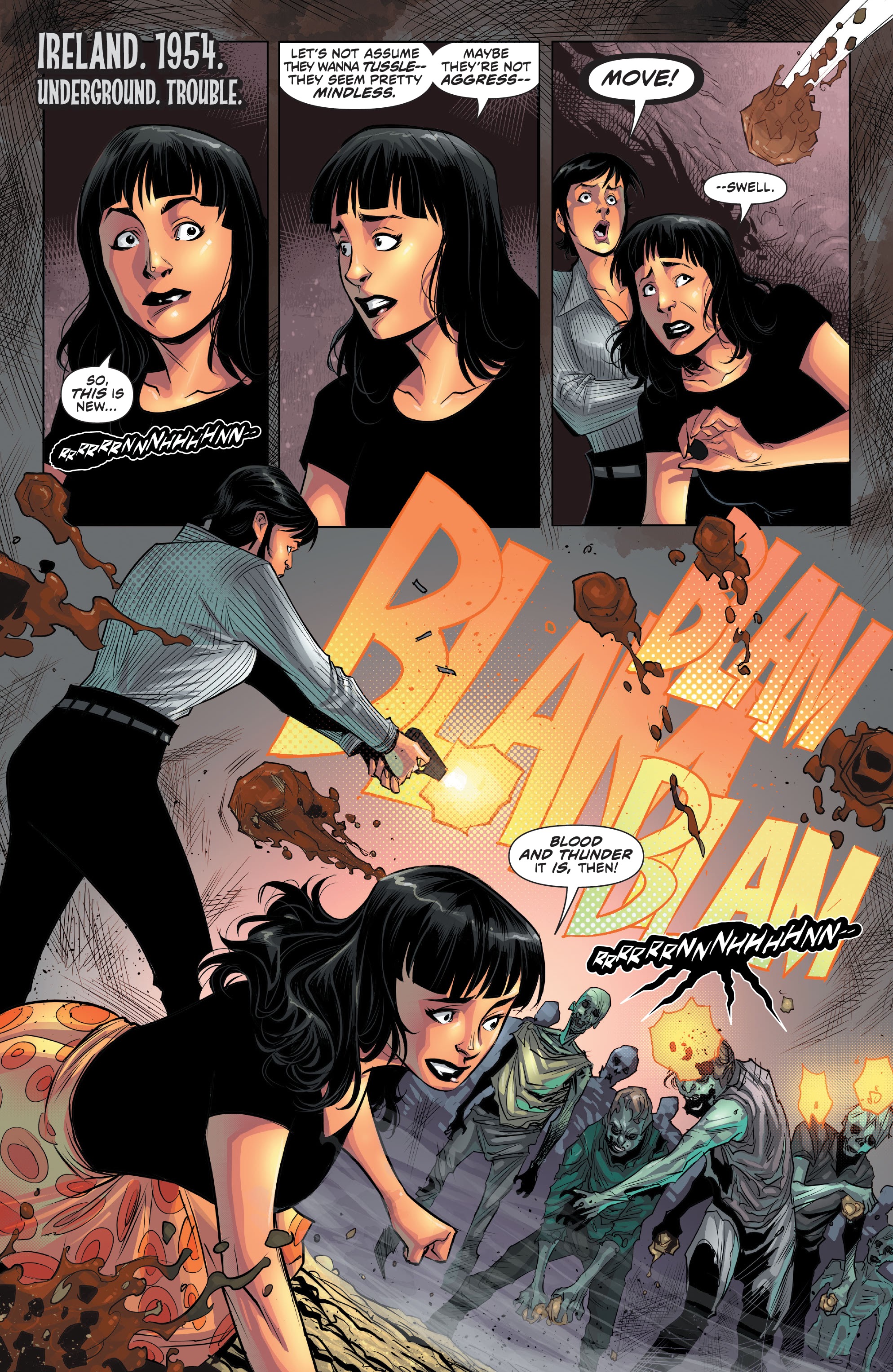 Read online Bettie Page & The Curse of the Banshee comic -  Issue #3 - 7
