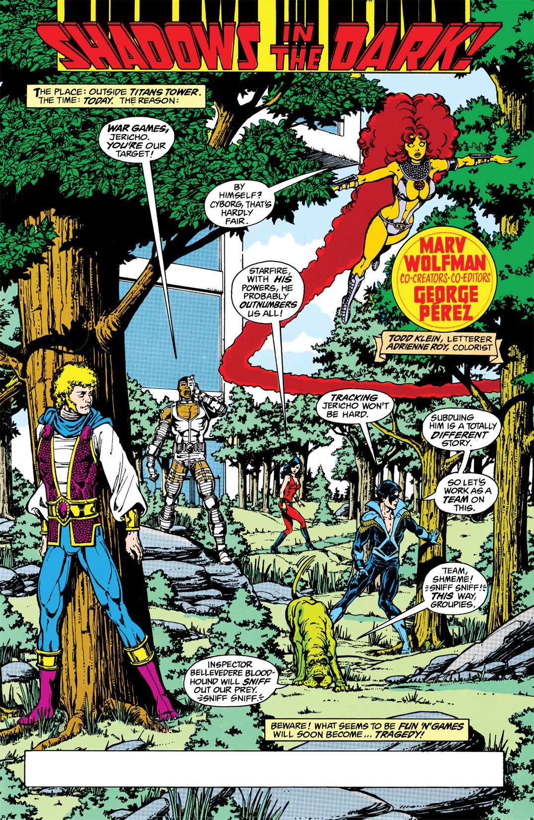 Read online The New Teen Titans (1984) comic -  Issue #1 - 2