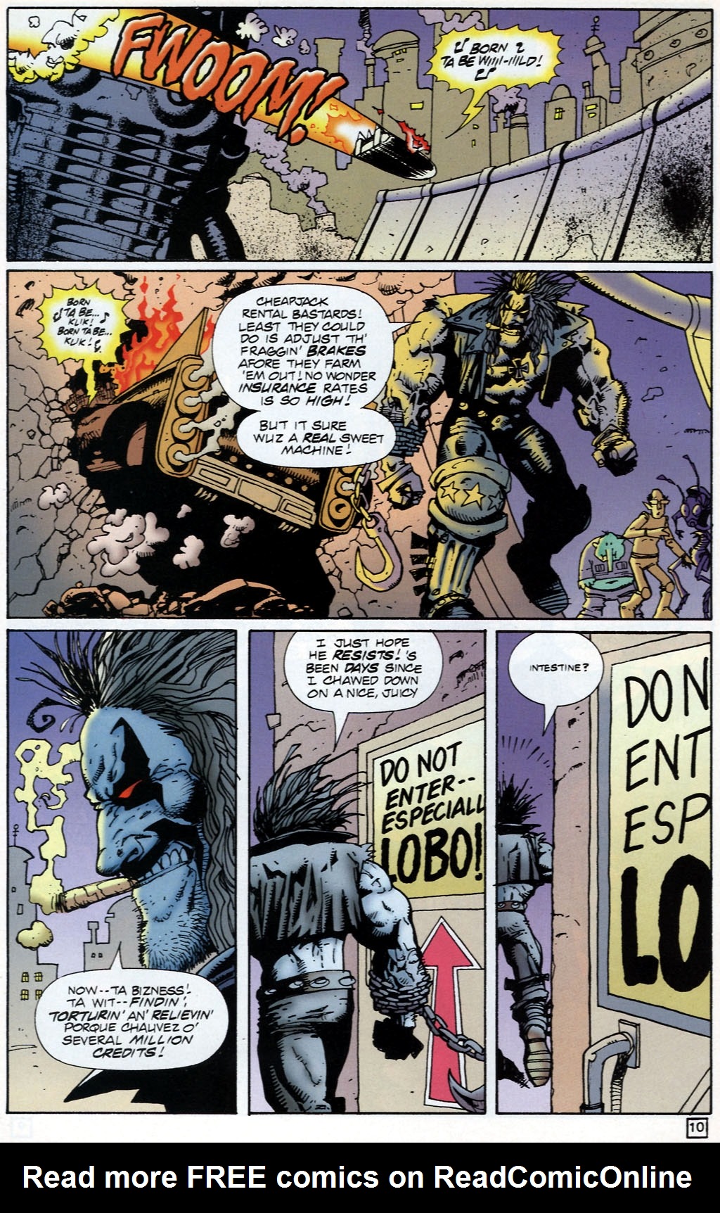 Read online Lobo: Death and Taxes comic -  Issue #3 - 10