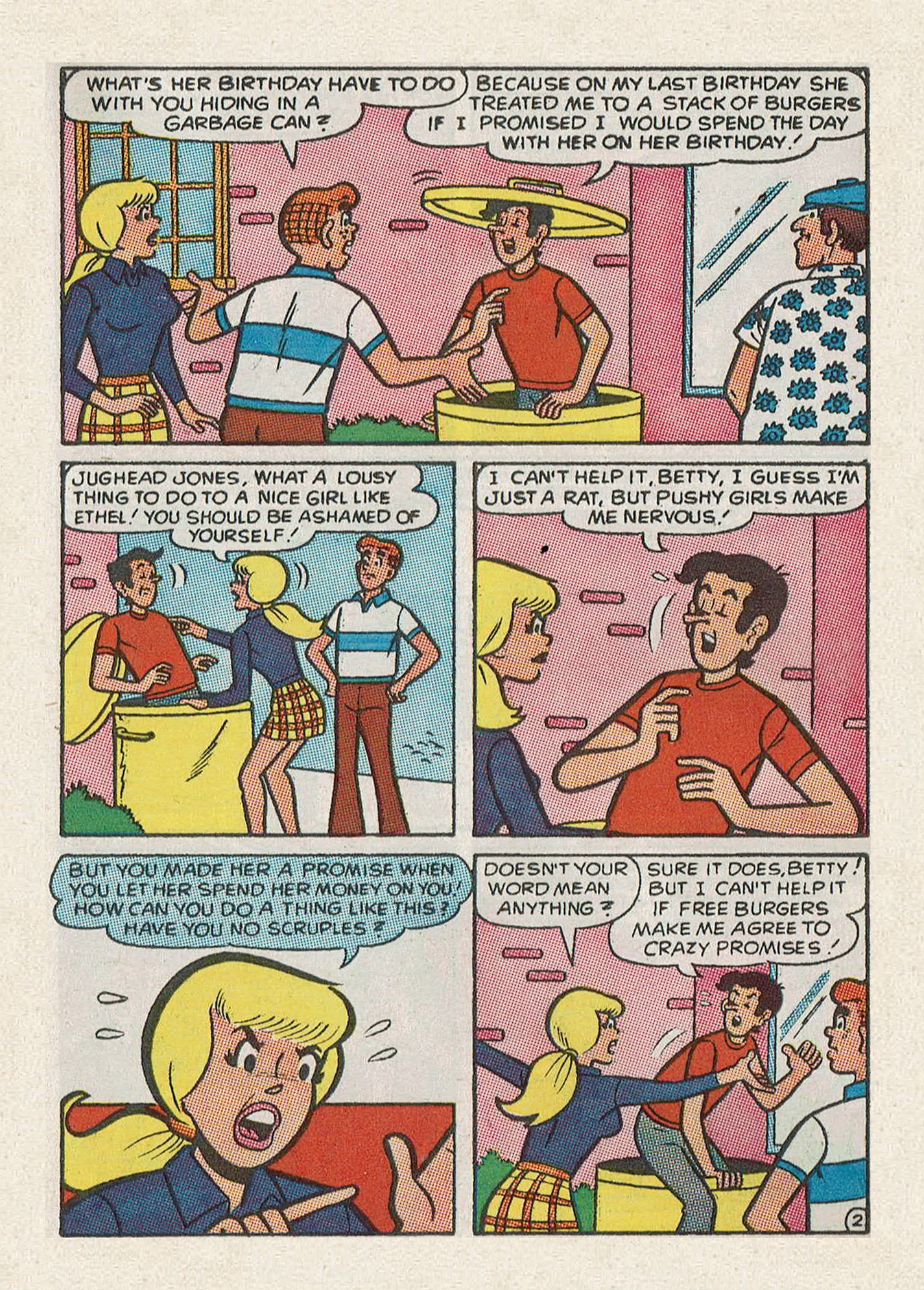 Read online Jughead Jones Comics Digest comic -  Issue #59 - 99