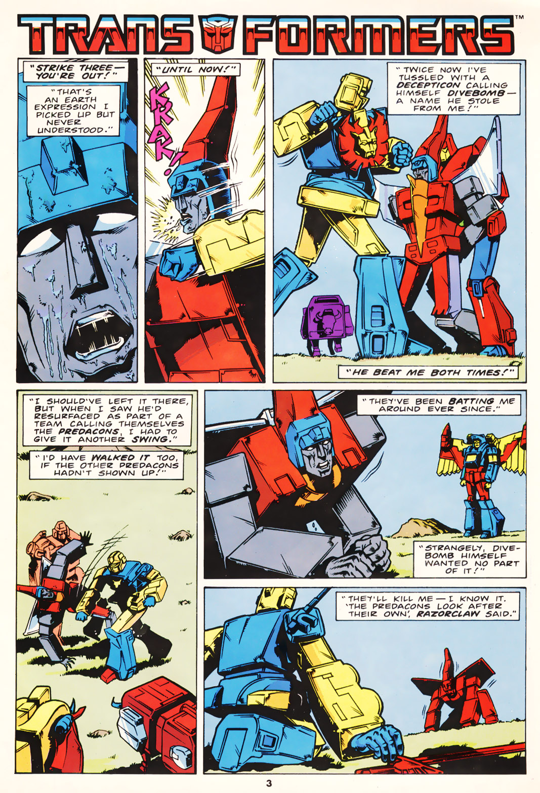 Read online The Transformers (UK) comic -  Issue #136 - 3