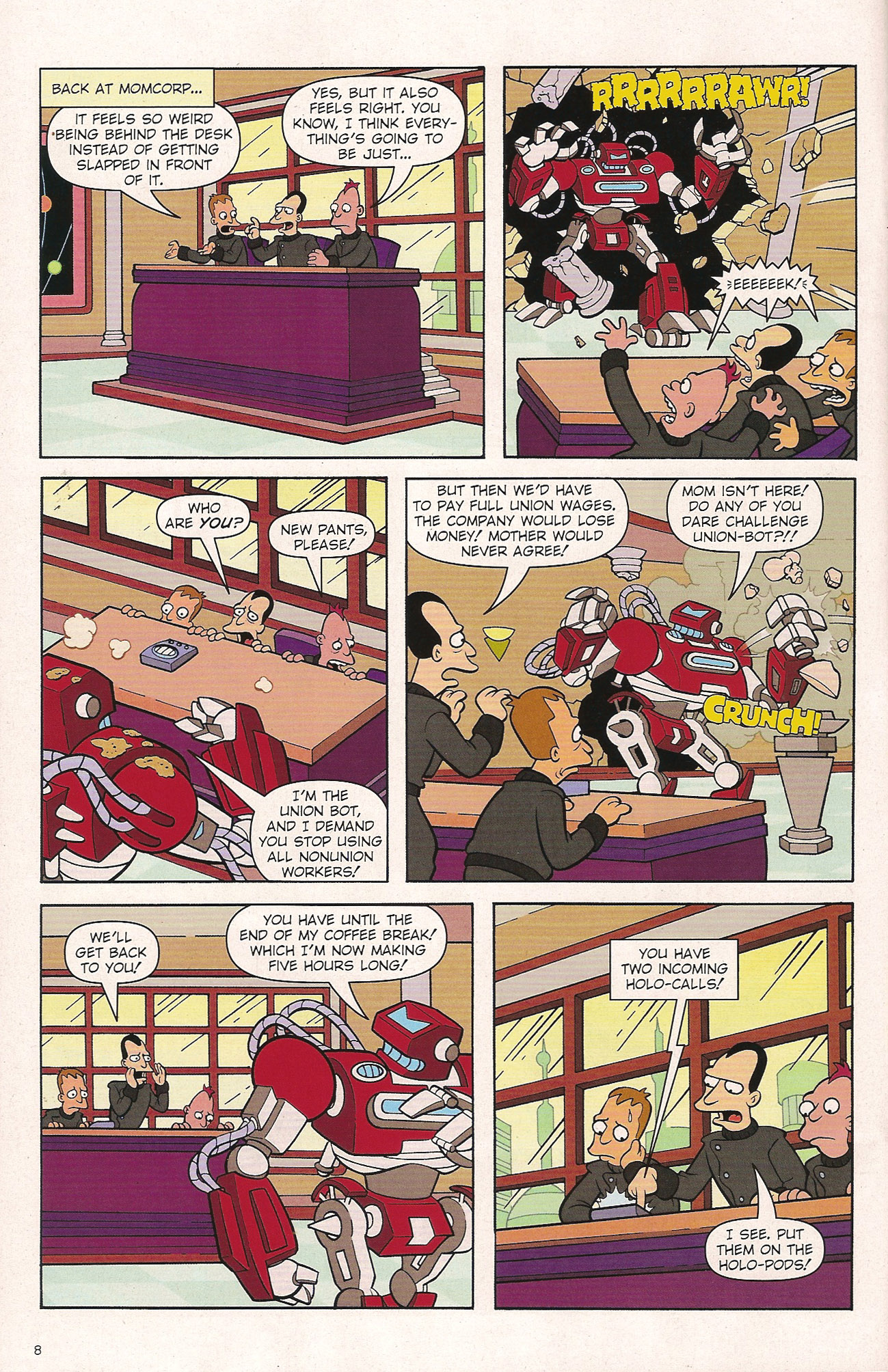 Read online Futurama Comics comic -  Issue #50a - 8