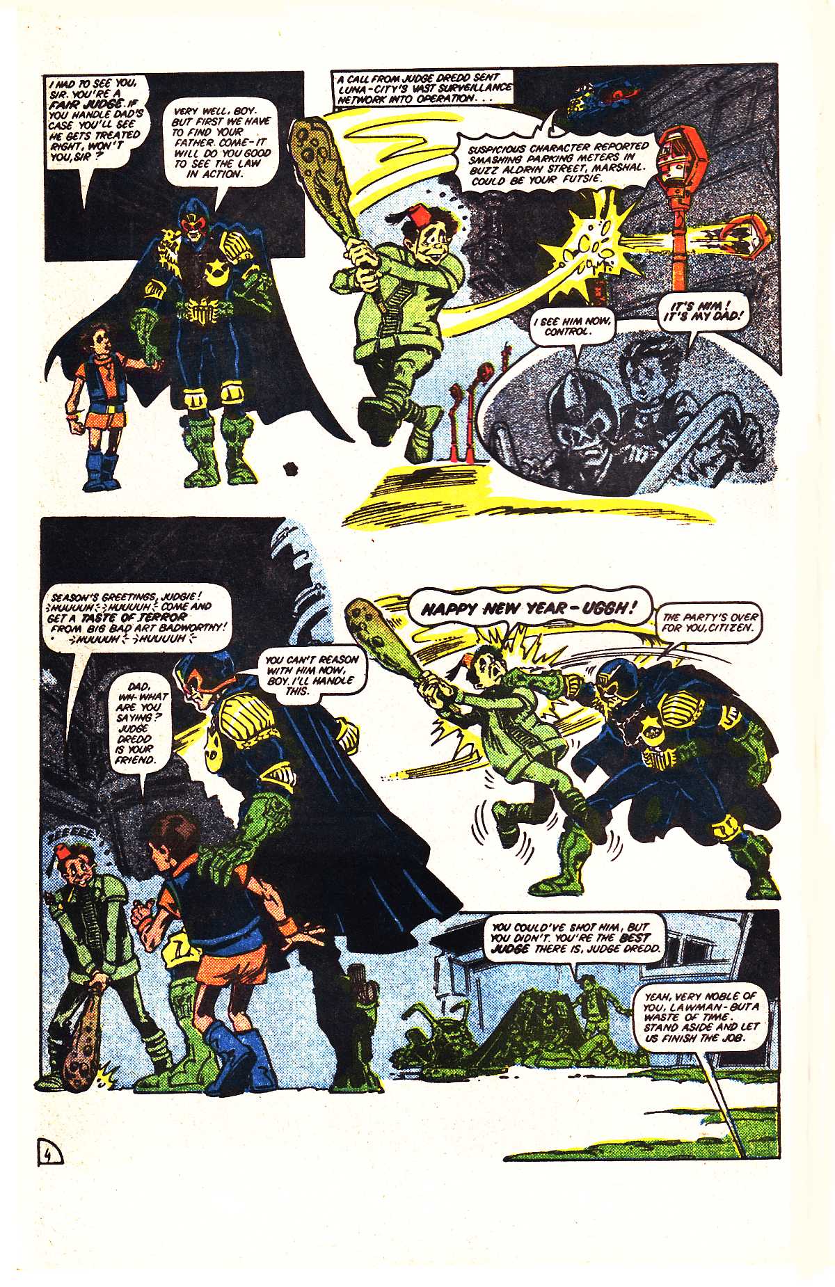 Read online Judge Dredd: The Early Cases comic -  Issue #6 - 6