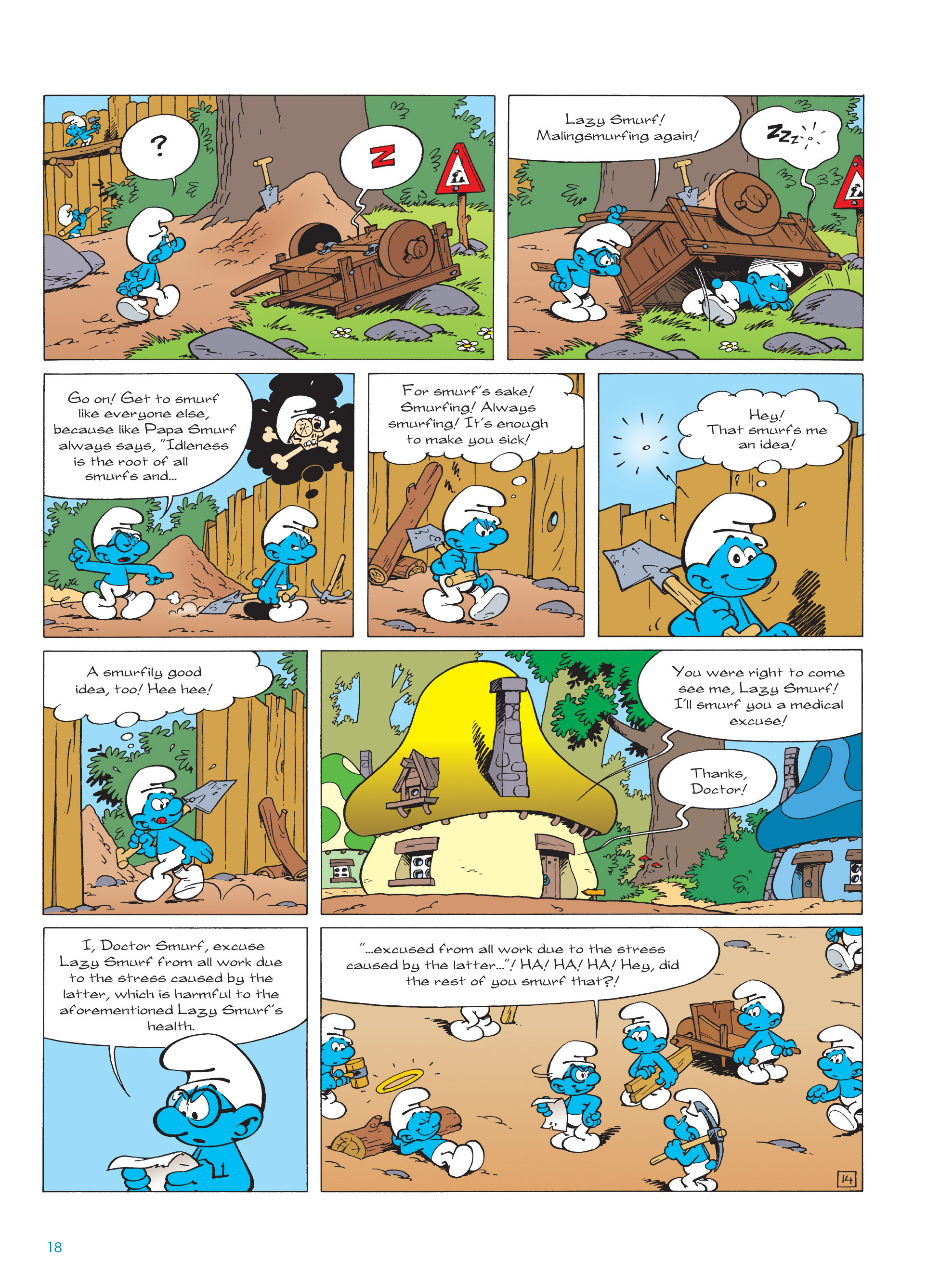 Read online The Smurfs comic -  Issue #20 - 18