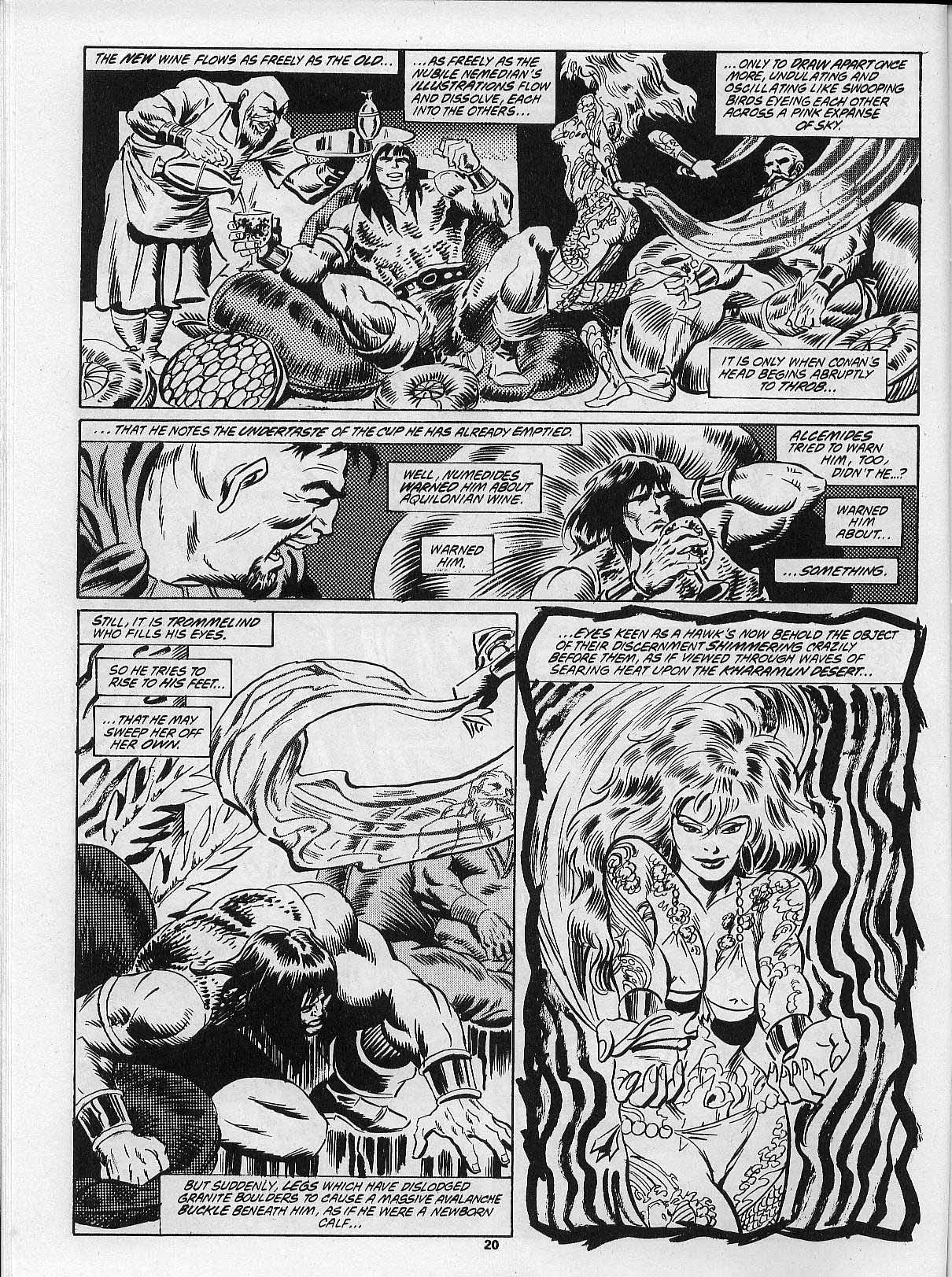 Read online The Savage Sword Of Conan comic -  Issue #201 - 22