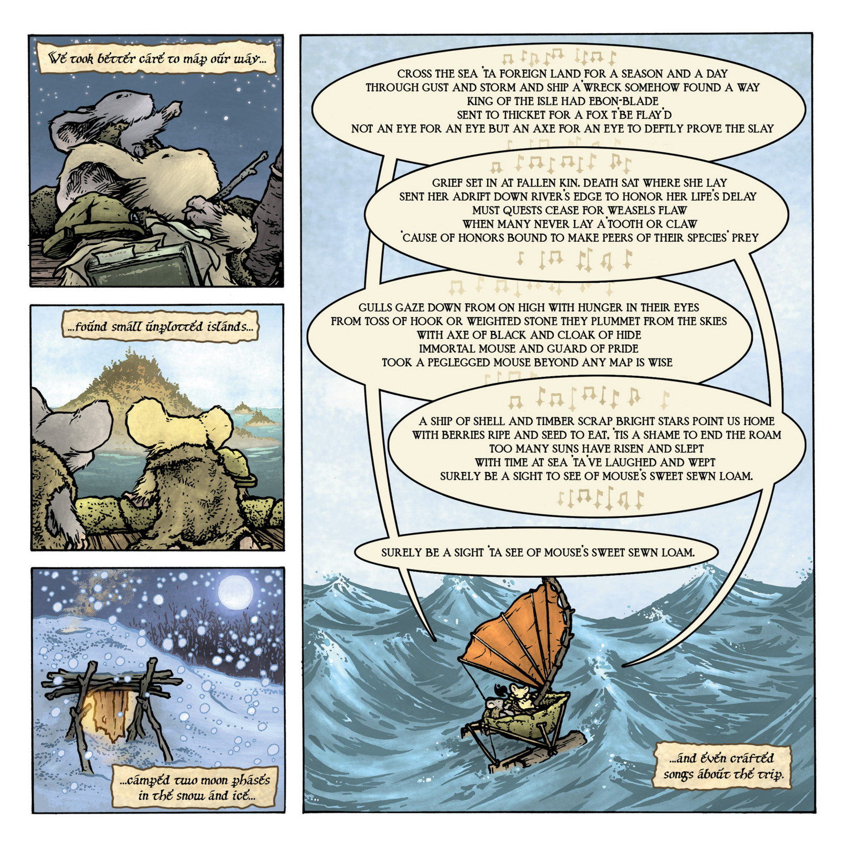 Read online Mouse Guard: The Black Axe comic -  Issue #5 - 18