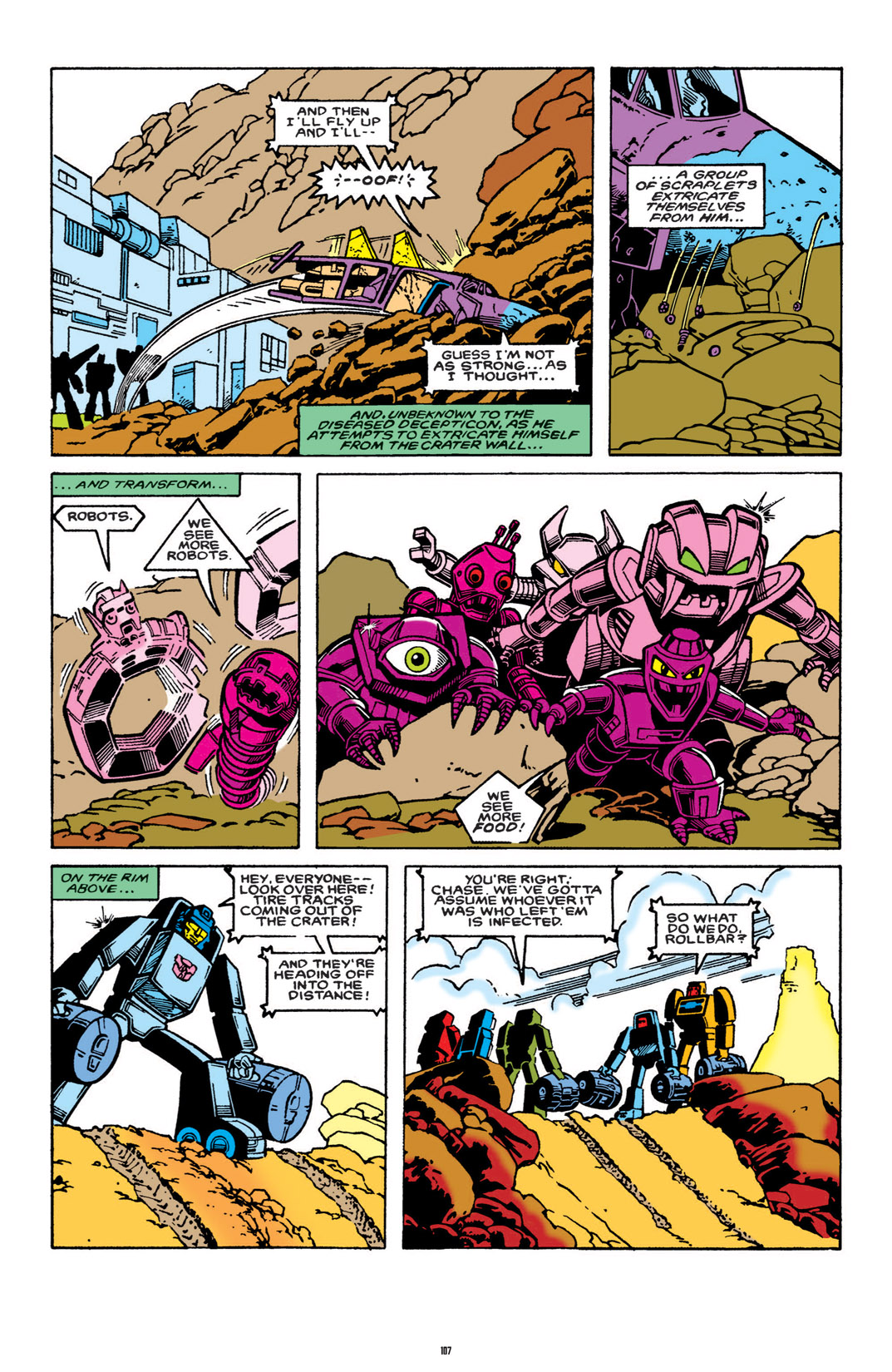 Read online The Transformers Classics comic -  Issue # TPB 3 - 108