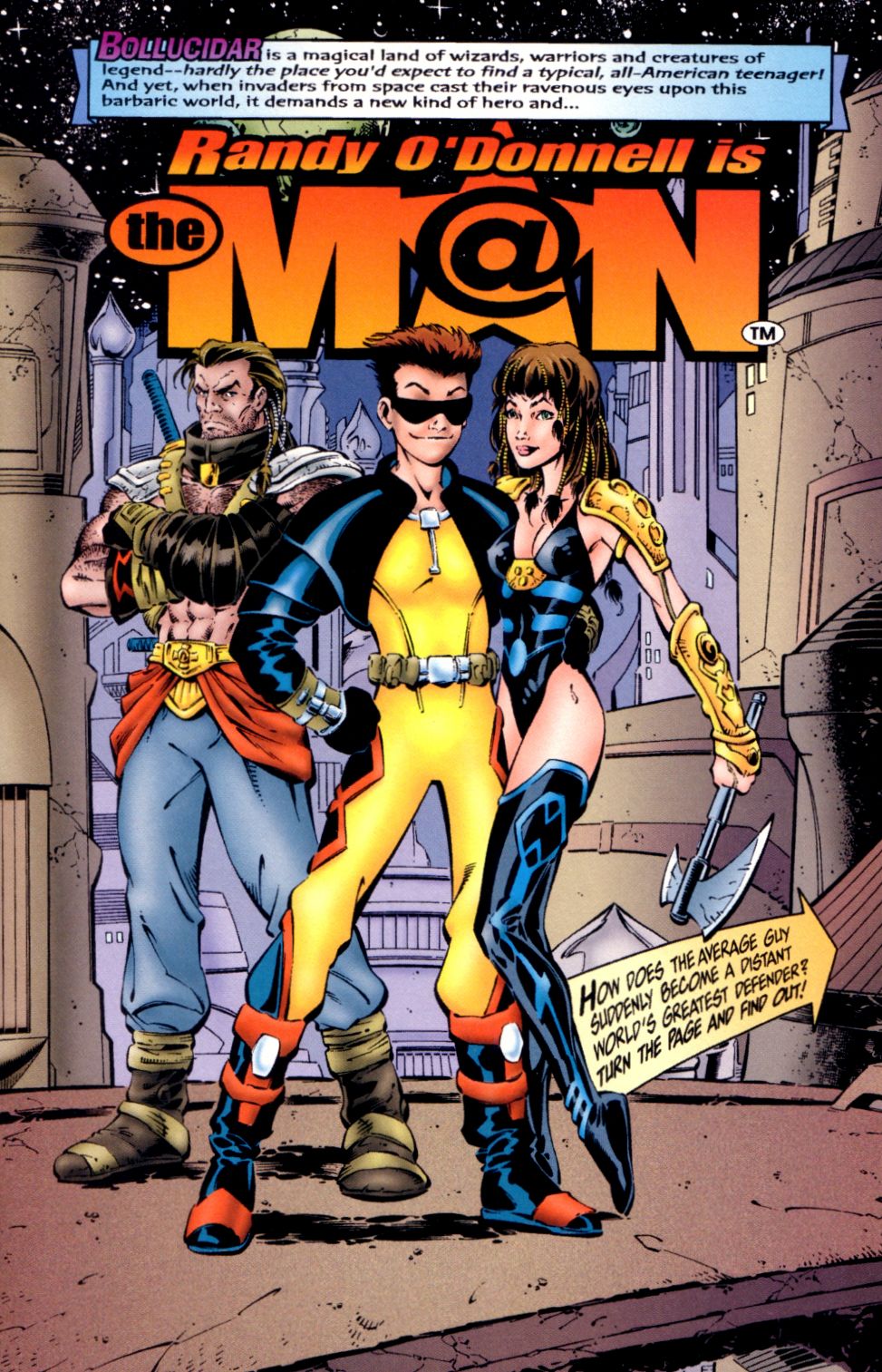 Read online Randy O'Donnell is The M@N comic -  Issue #1 - 3