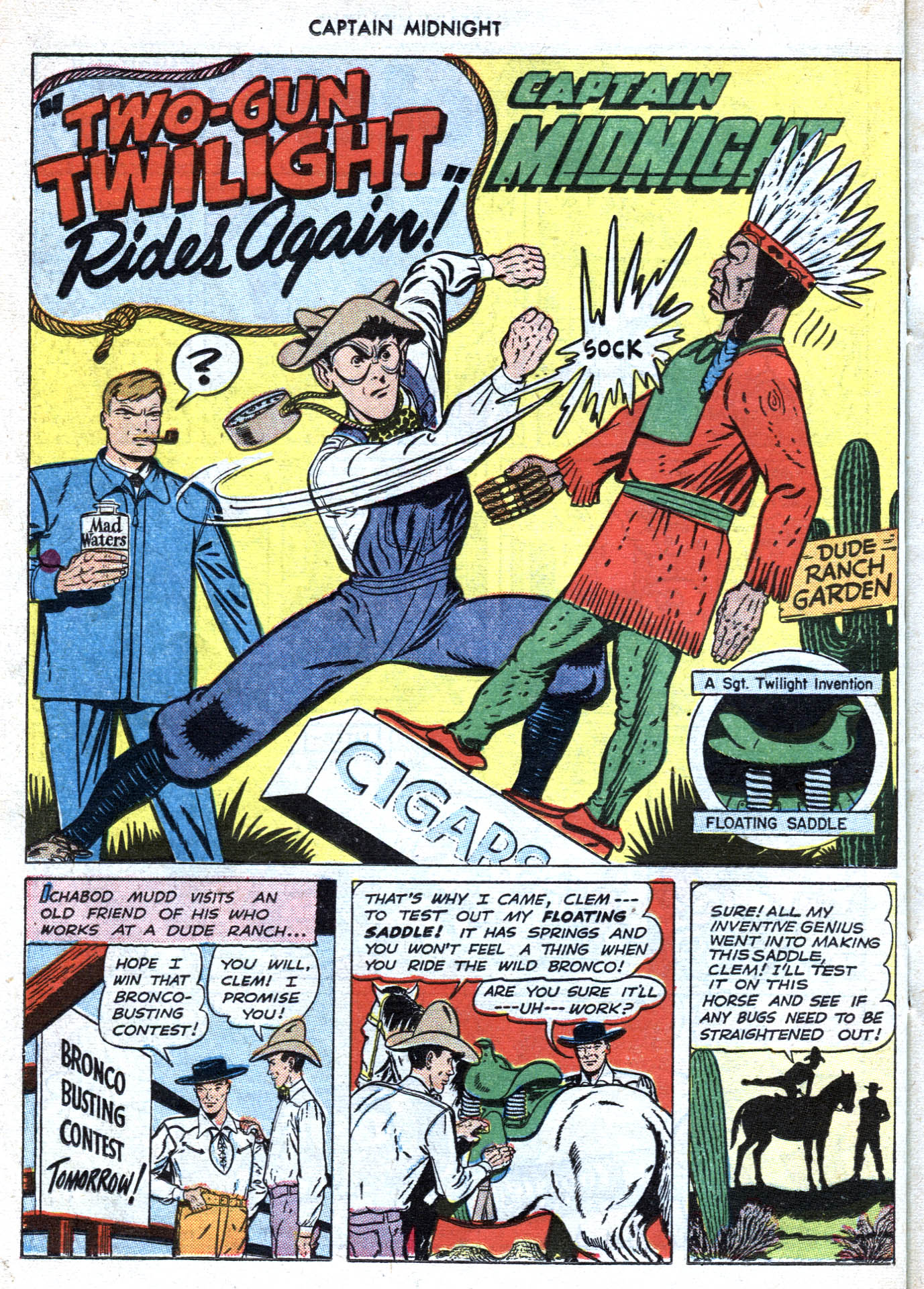 Read online Captain Midnight (1942) comic -  Issue #54 - 24