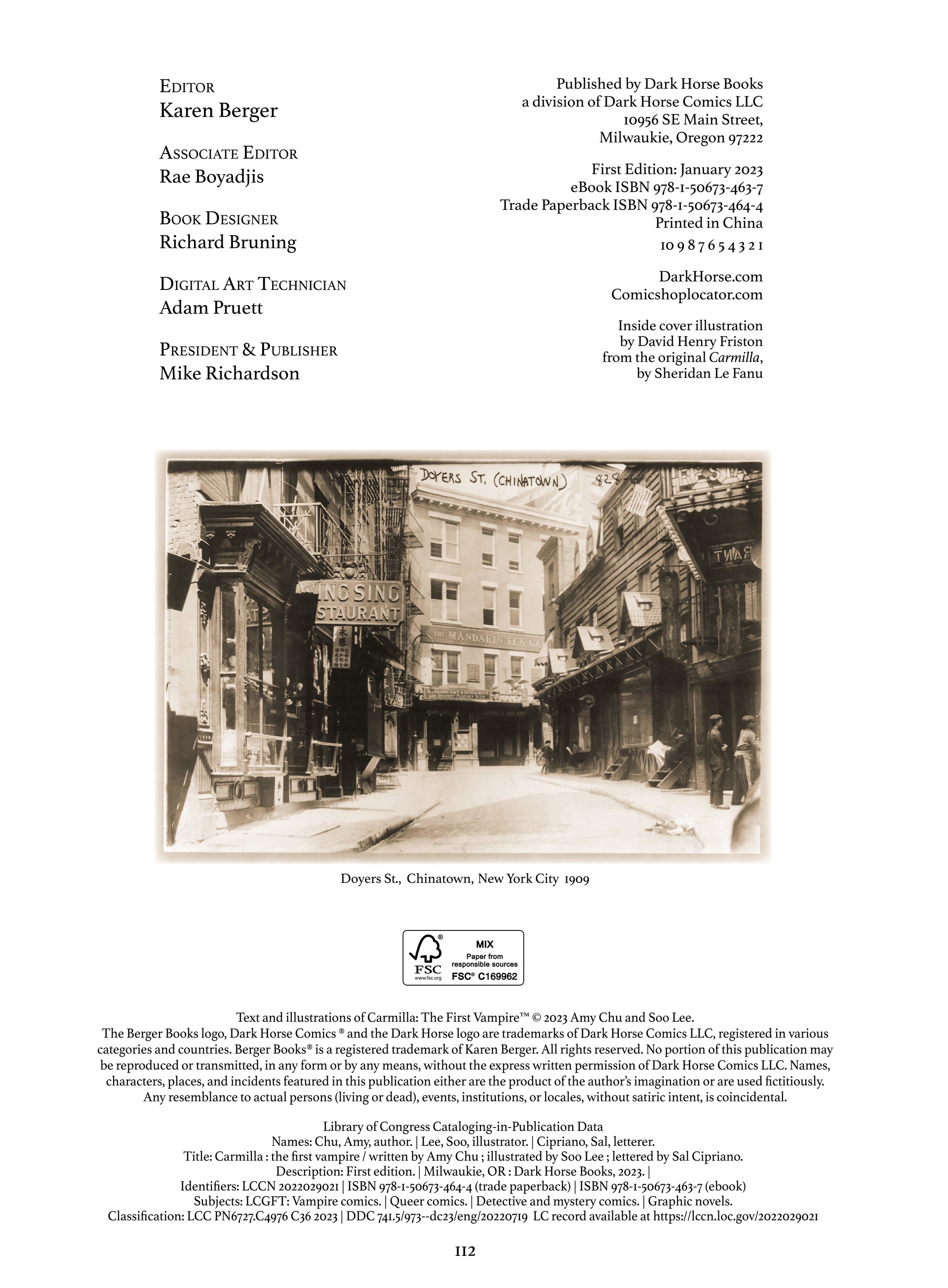 Read online Carmilla: The First Vampire comic -  Issue # TPB - 111