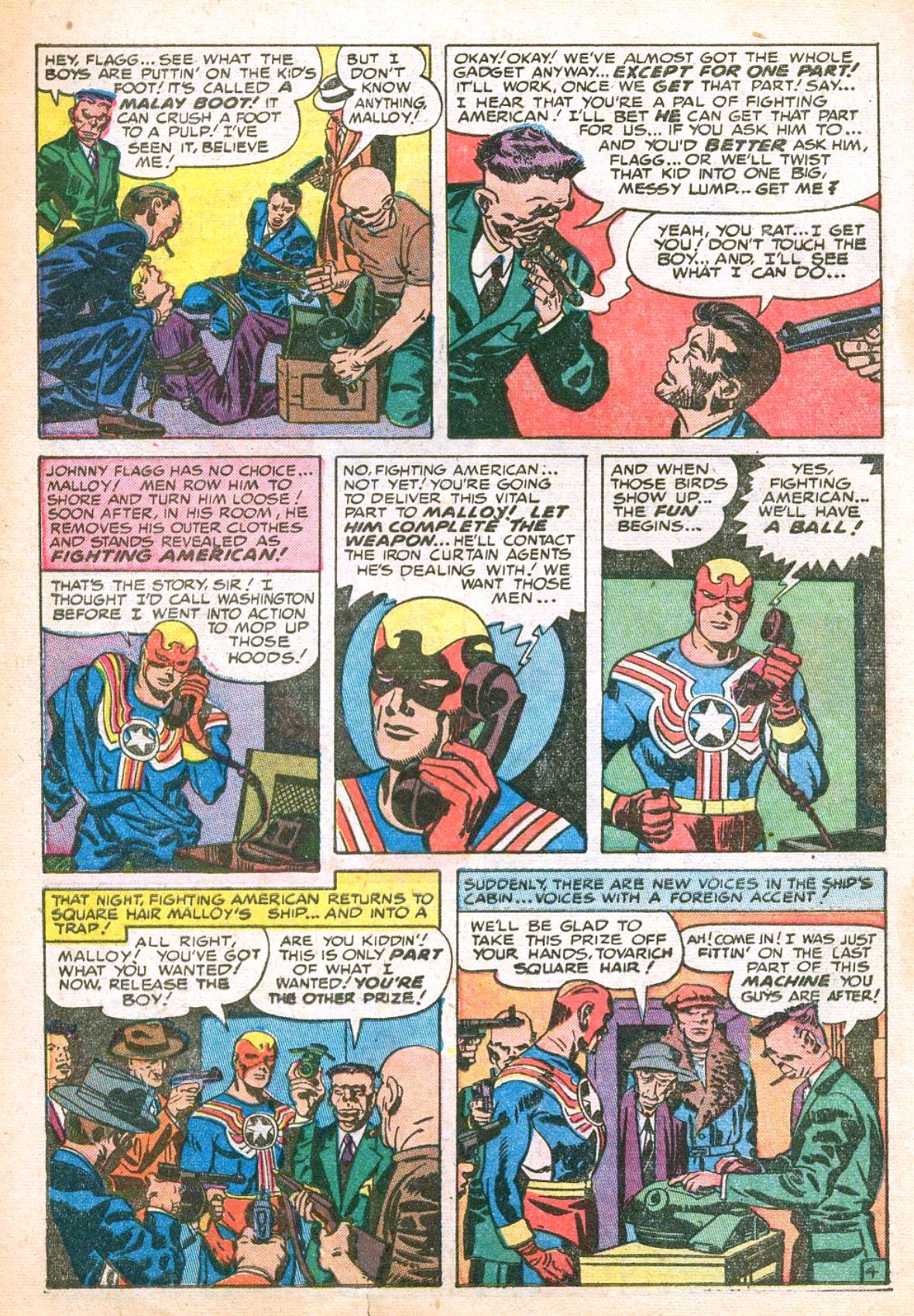 Read online Fighting American (1954) comic -  Issue #3 - 6