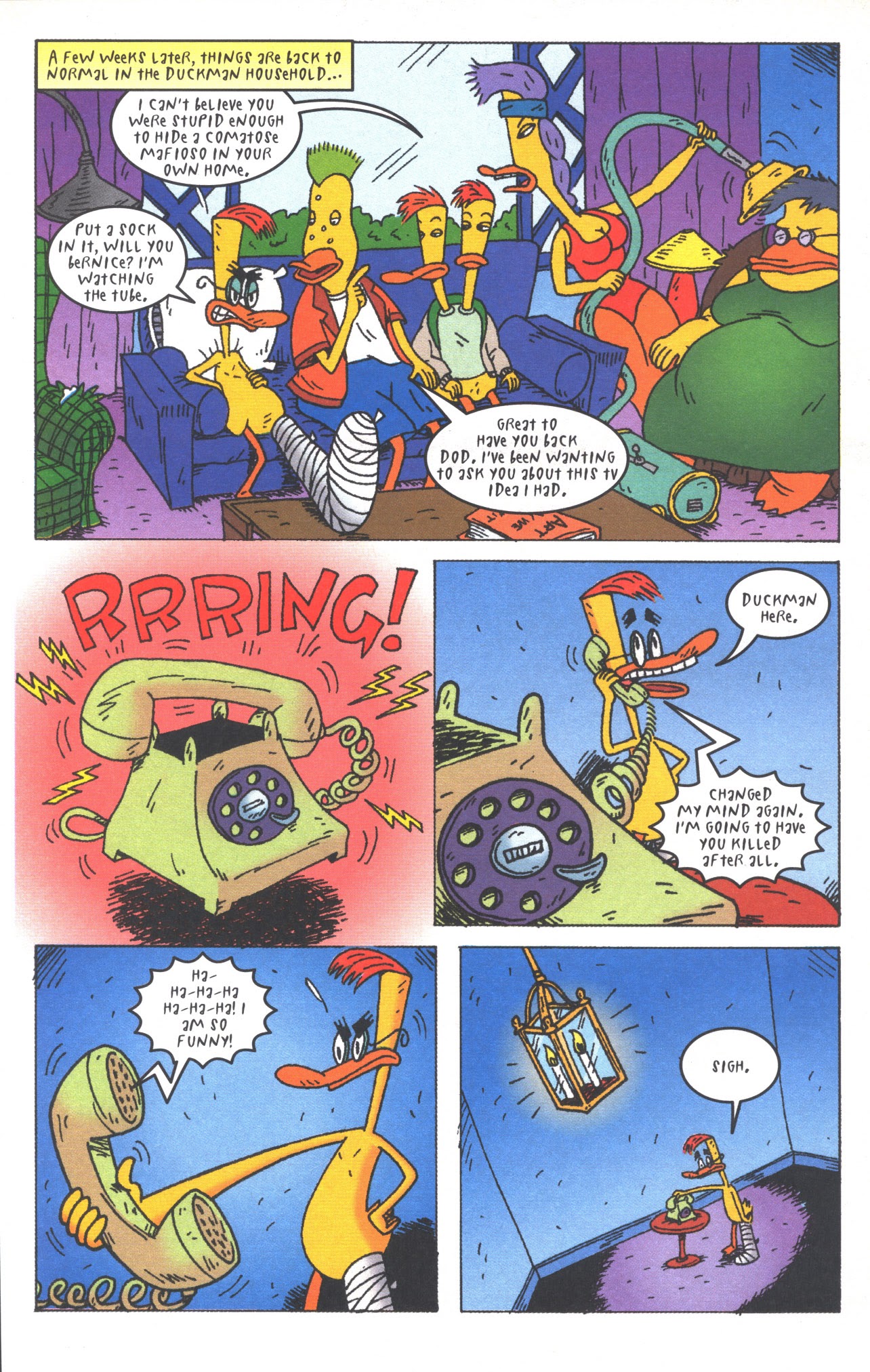 Read online Duckman : The Mob Frog Saga comic -  Issue #3 - 25