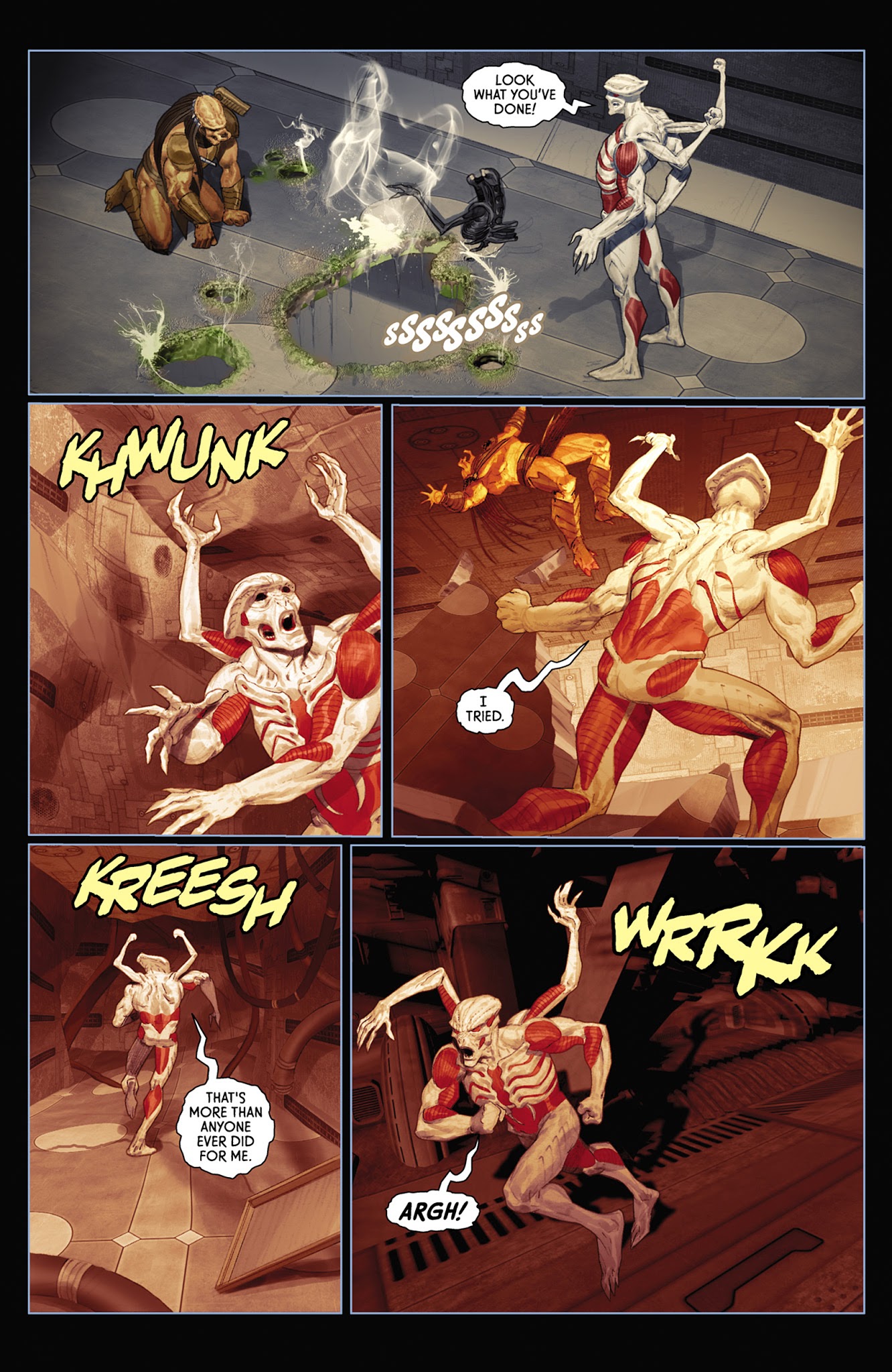Read online Alien vs. Predator: Fire and Stone comic -  Issue #4 - 13