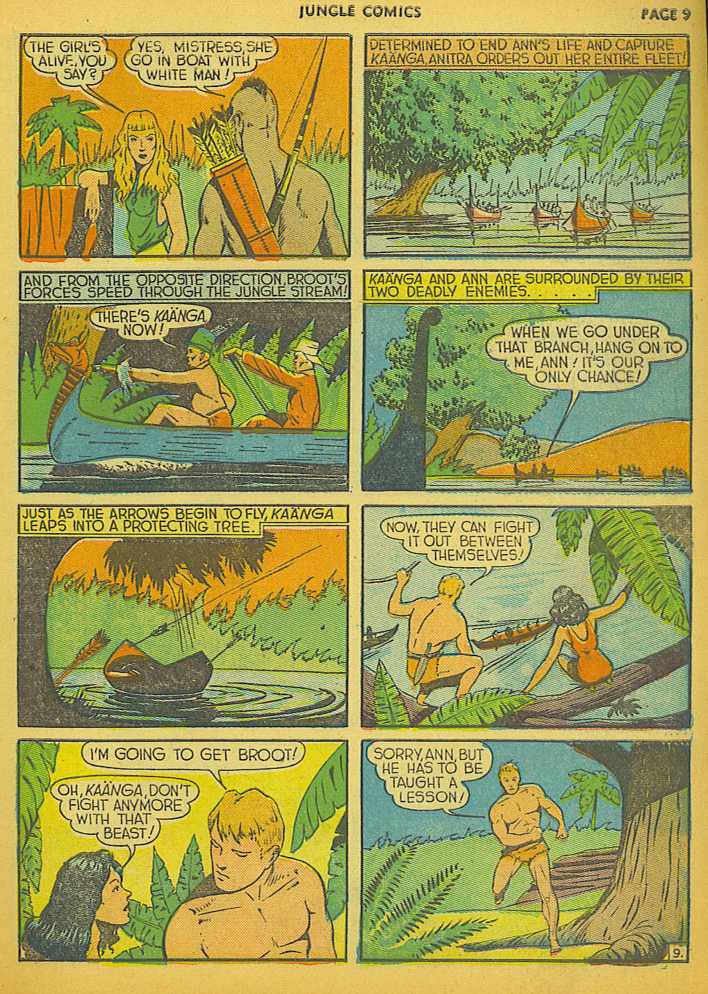 Read online Jungle Comics comic -  Issue #6 - 11
