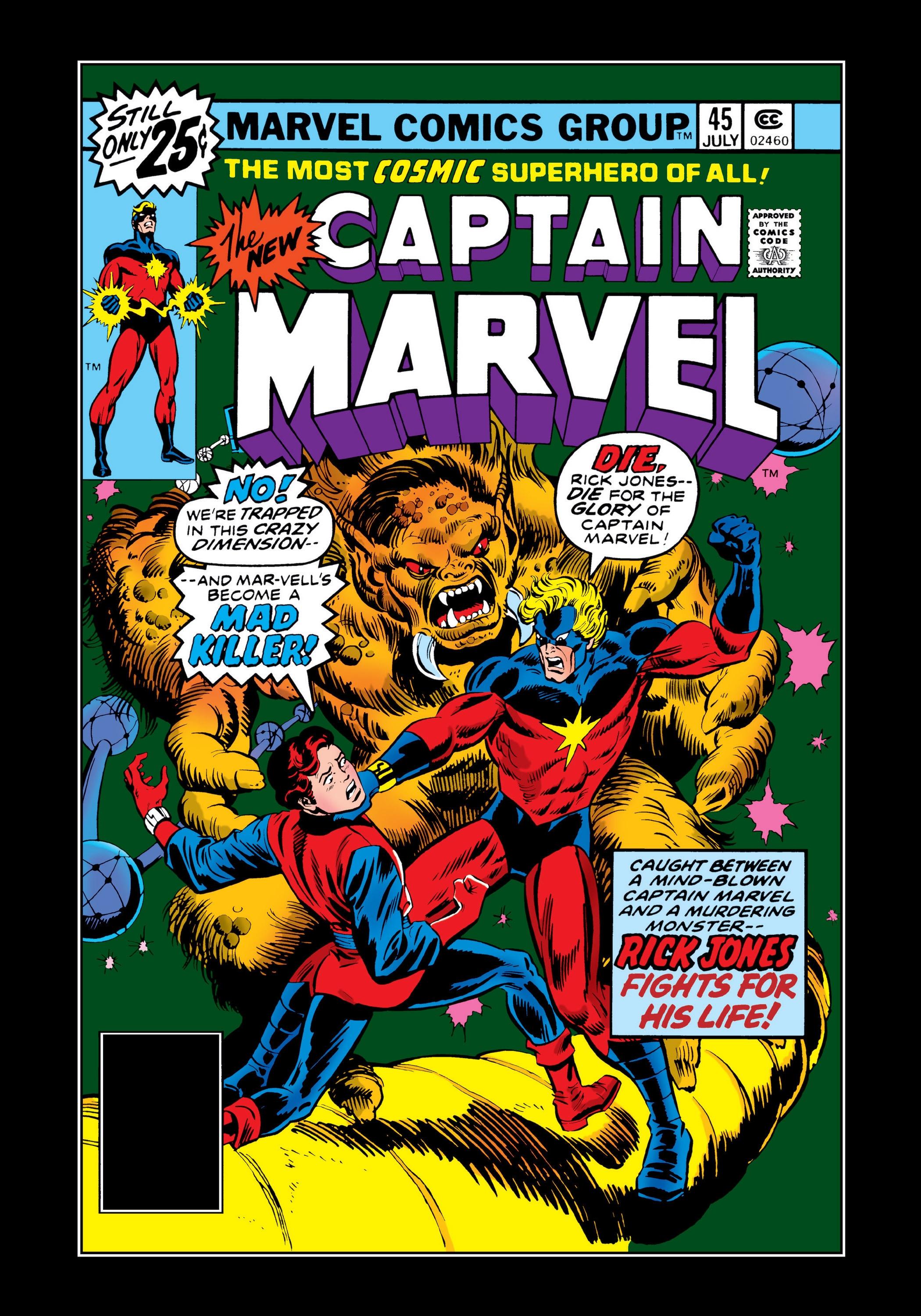 Read online Marvel Masterworks: Captain Marvel comic -  Issue # TPB 4 (Part 2) - 95