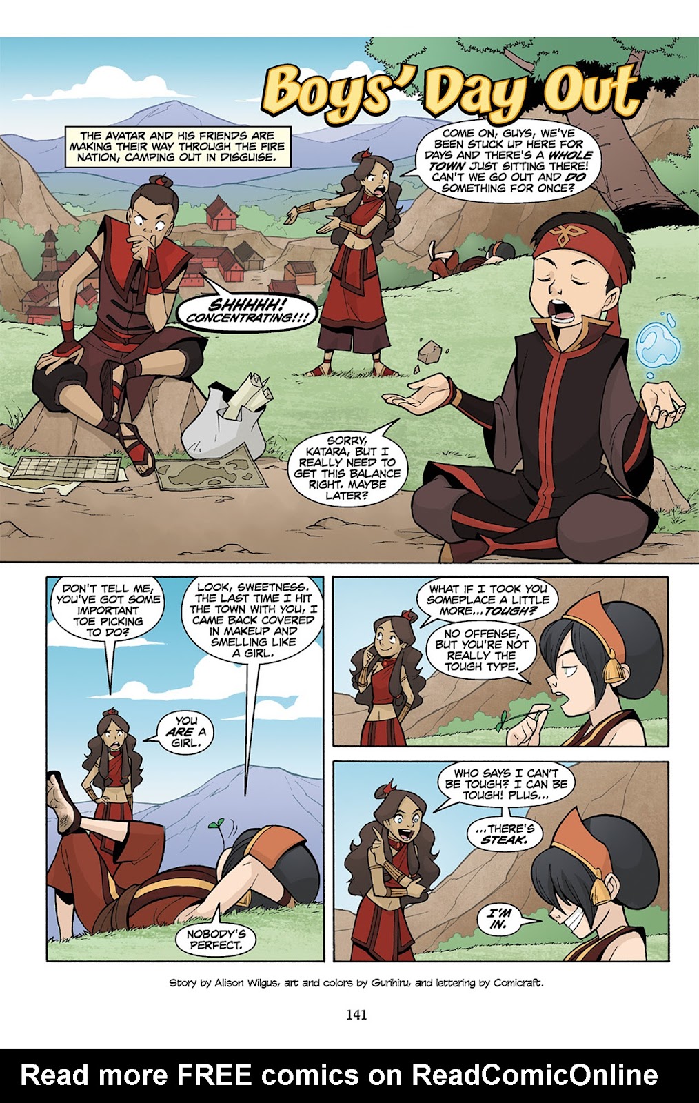 Nickelodeon Avatar: The Last Airbender - The Lost Adventures issue Full - Page 142