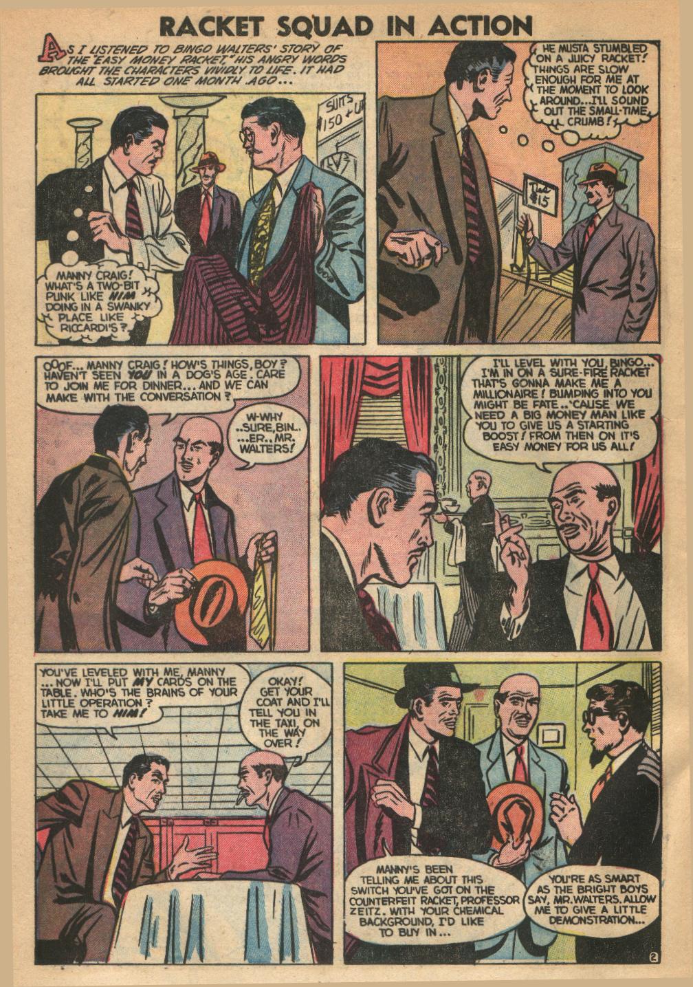 Read online Racket Squad in Action comic -  Issue #7 - 4