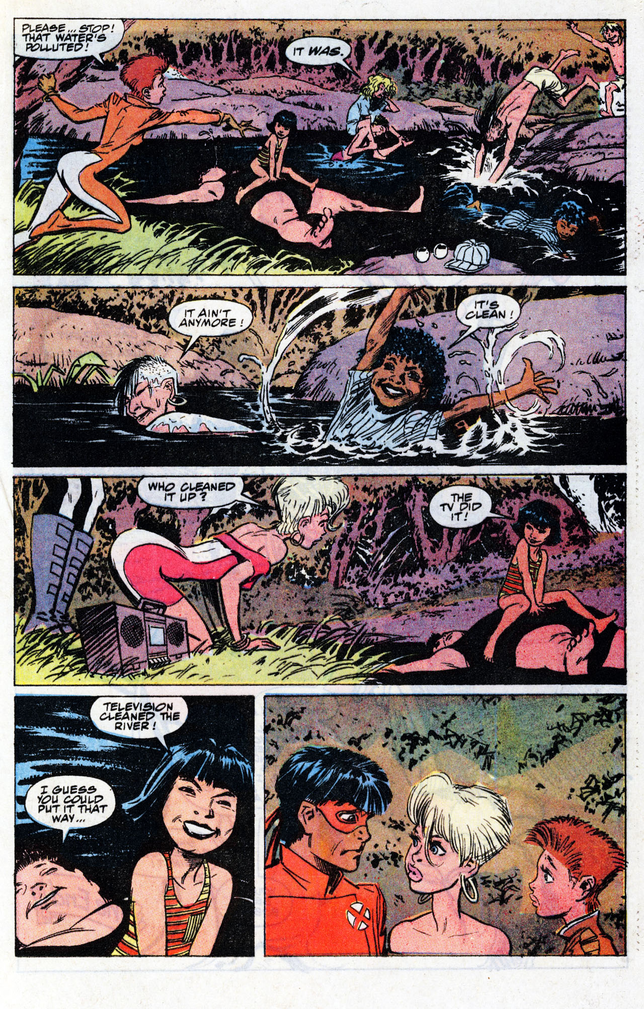 Read online The New Mutants Summer Special comic -  Issue # Full - 75