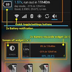 2x Battery 2.51 - Battery Saver