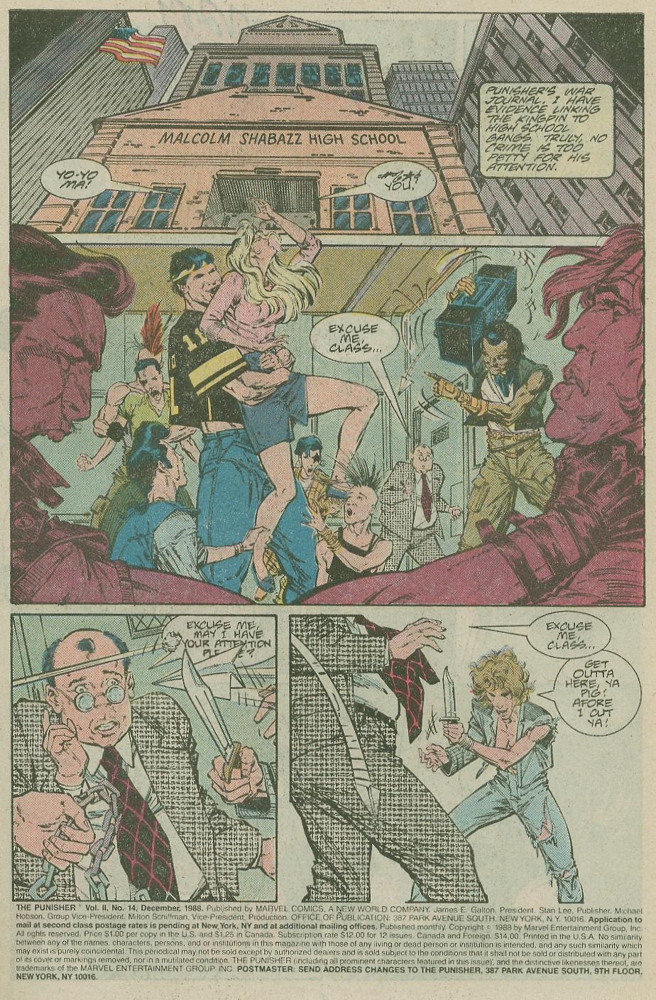 Read online The Punisher (1987) comic -  Issue #14 - Social Studies - 2