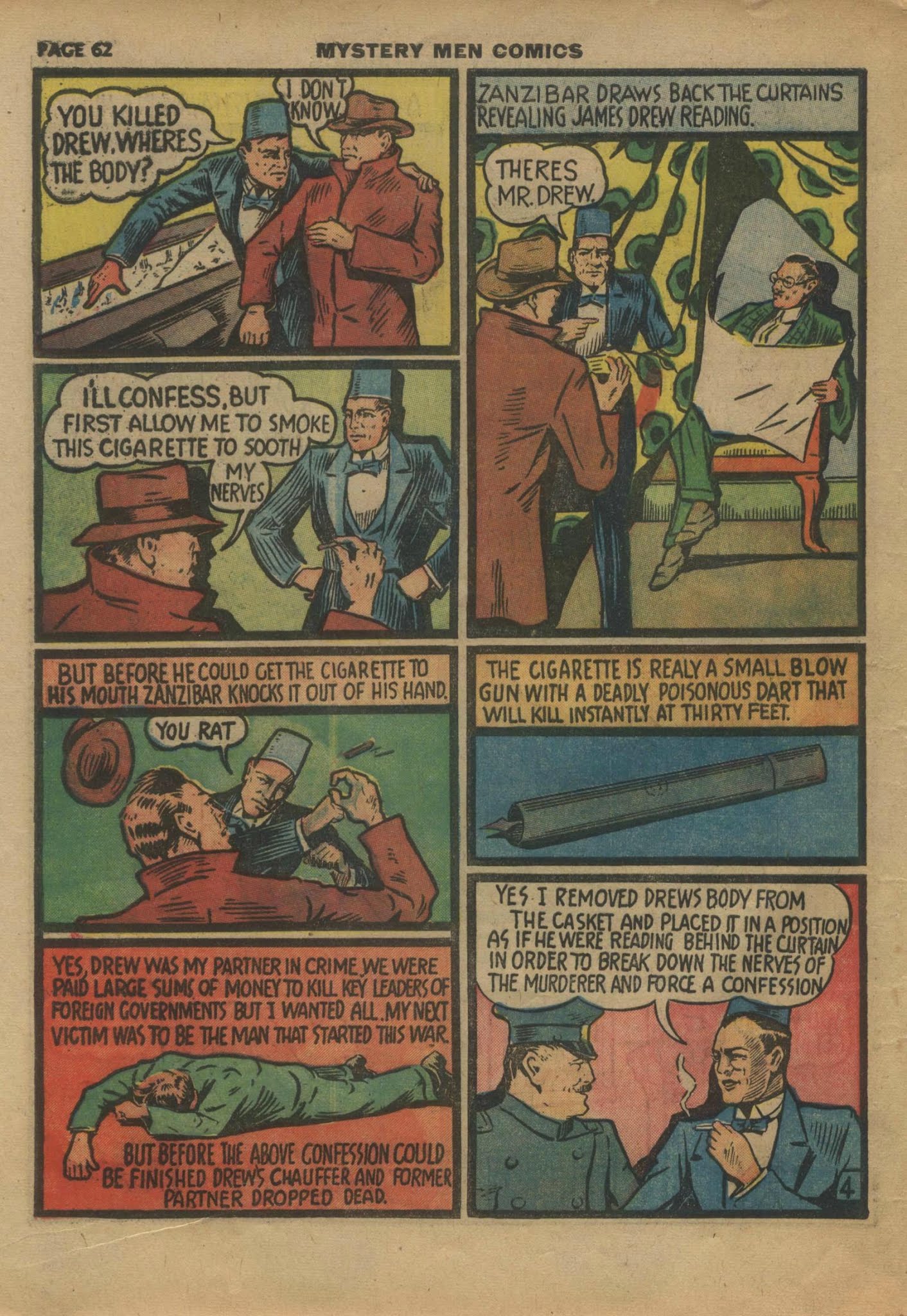 Read online Mystery Men Comics comic -  Issue #14 - 64