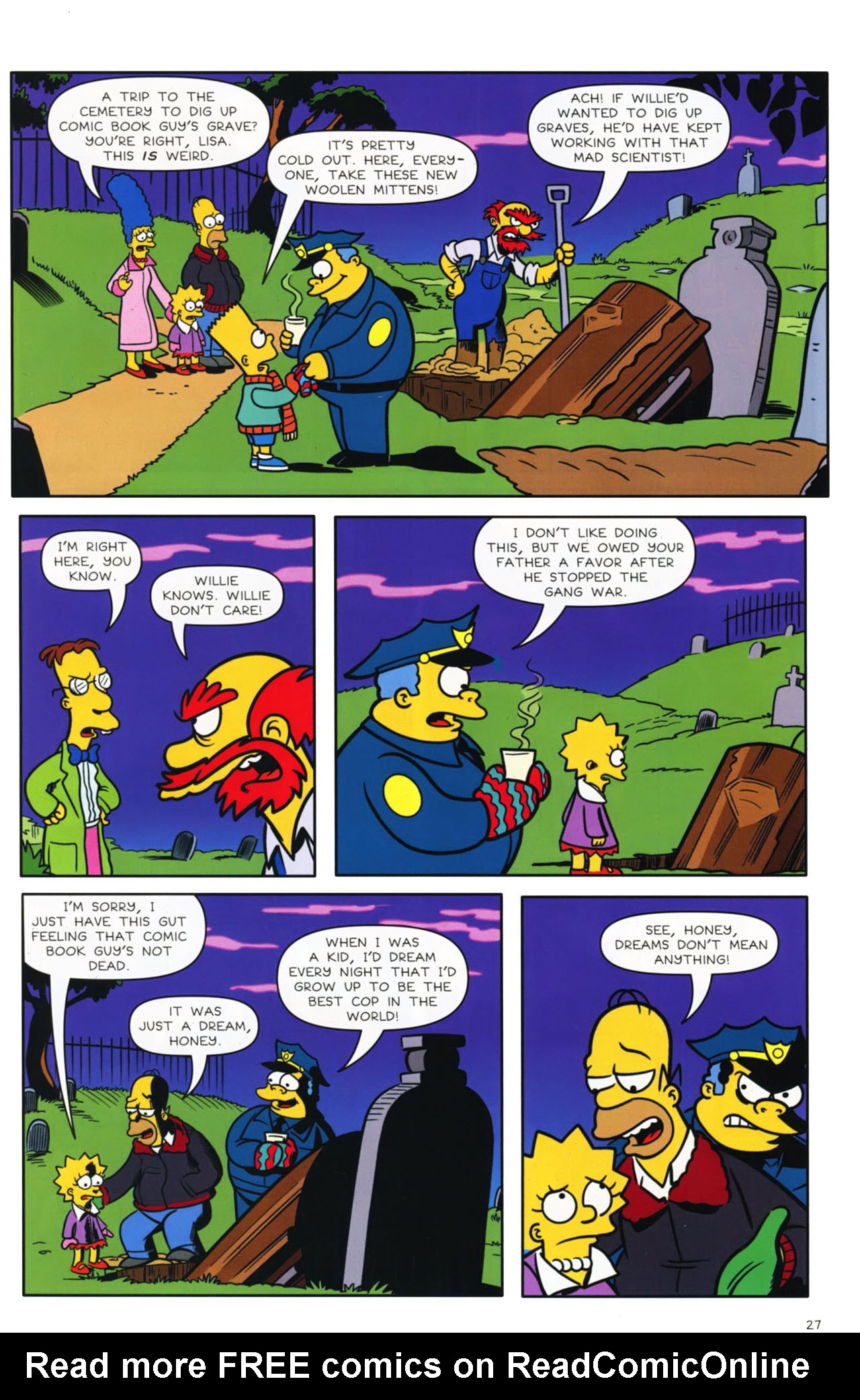 Read online Bongo Comics presents Comic Book Guy: The Comic Book comic -  Issue #3 - 22